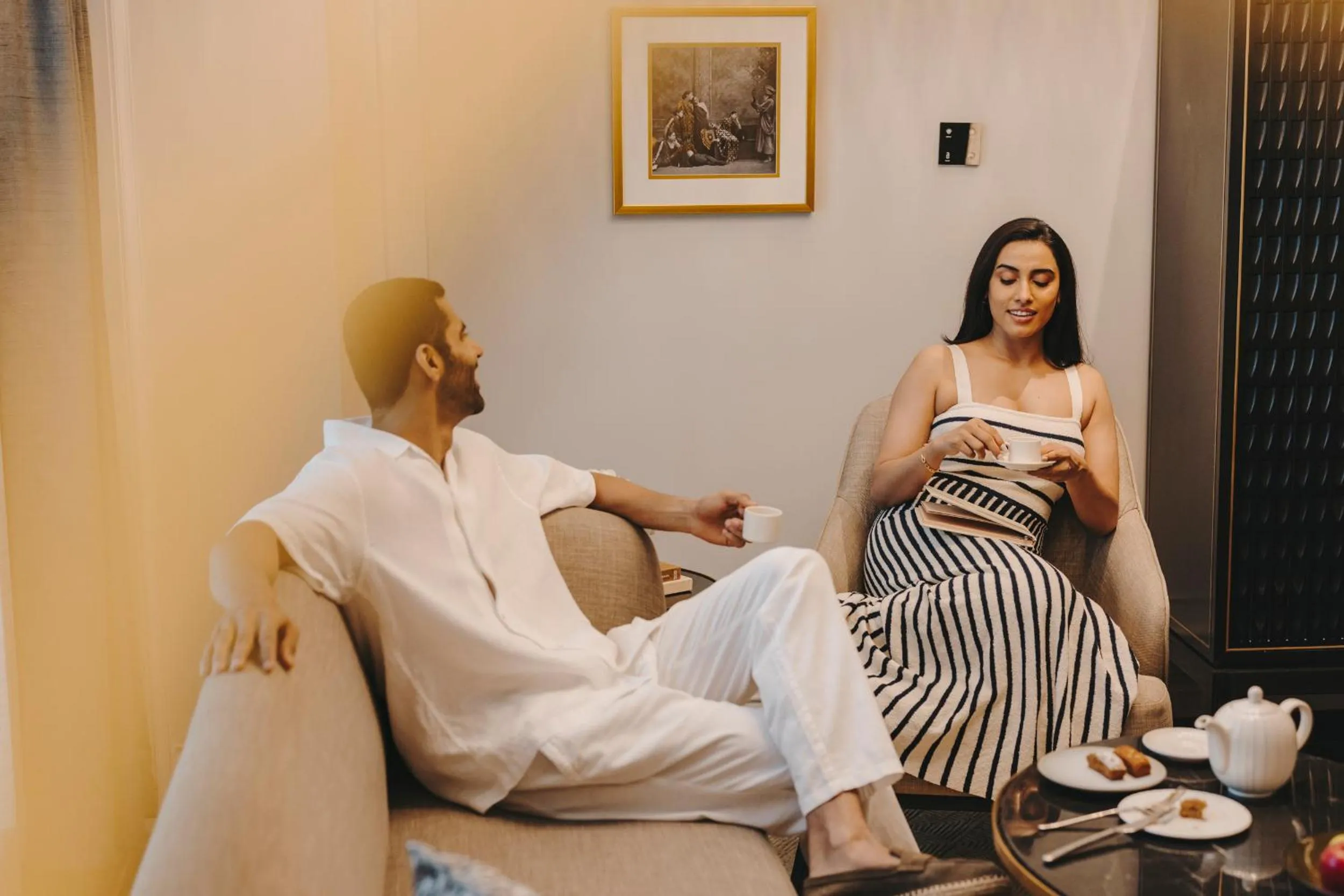 Living room in Fairmont Mumbai