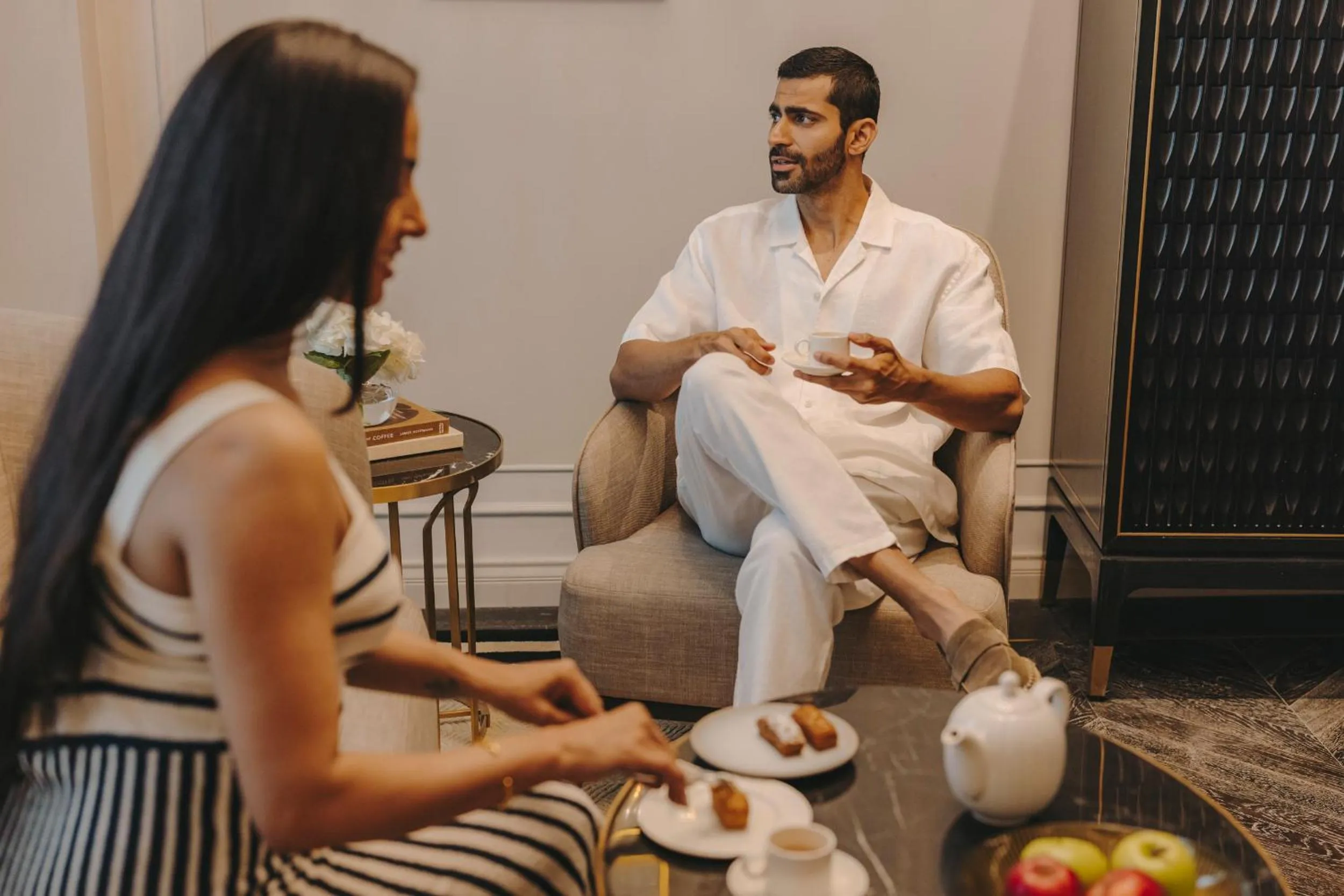 Living room in Fairmont Mumbai
