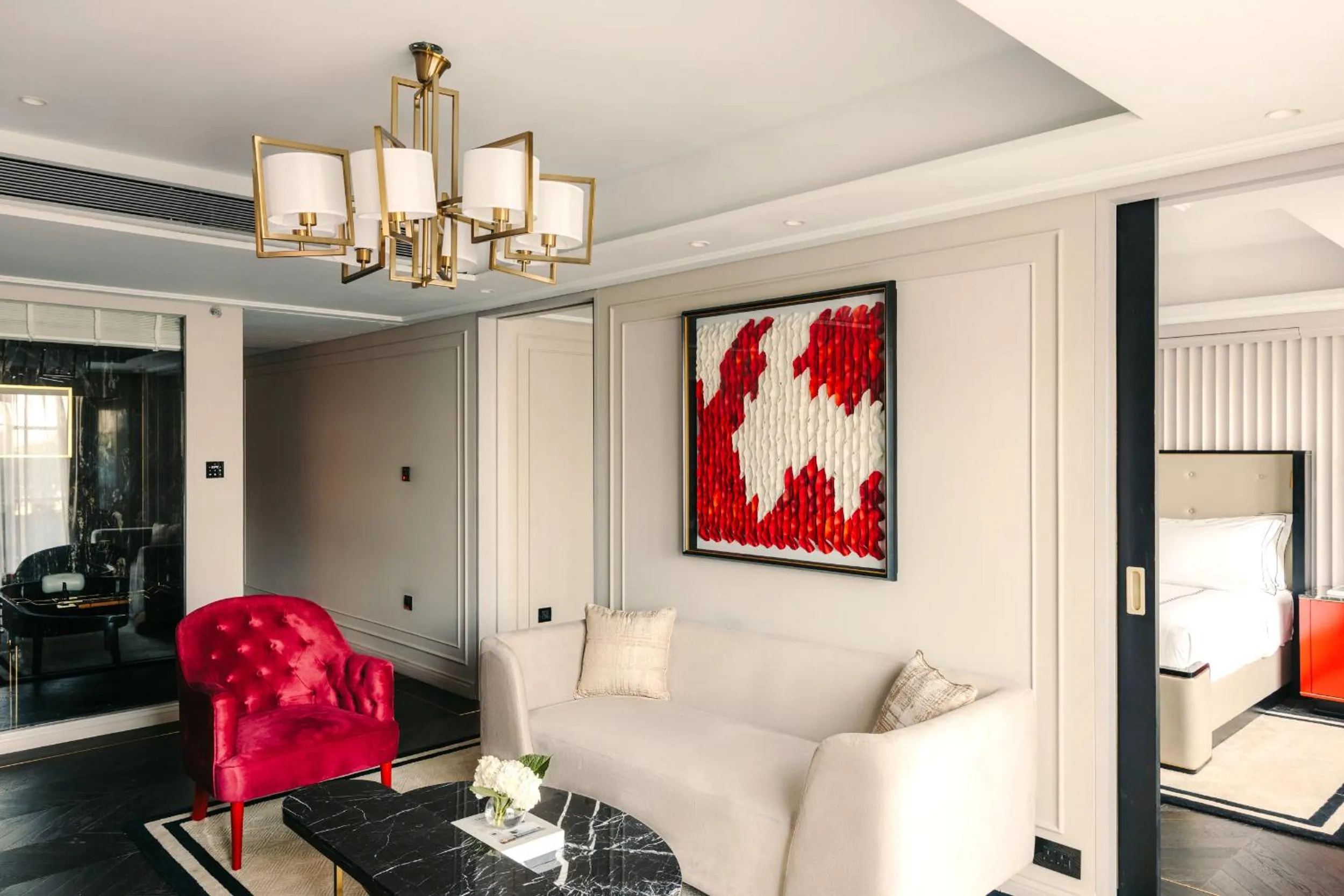 Living room in Fairmont Mumbai