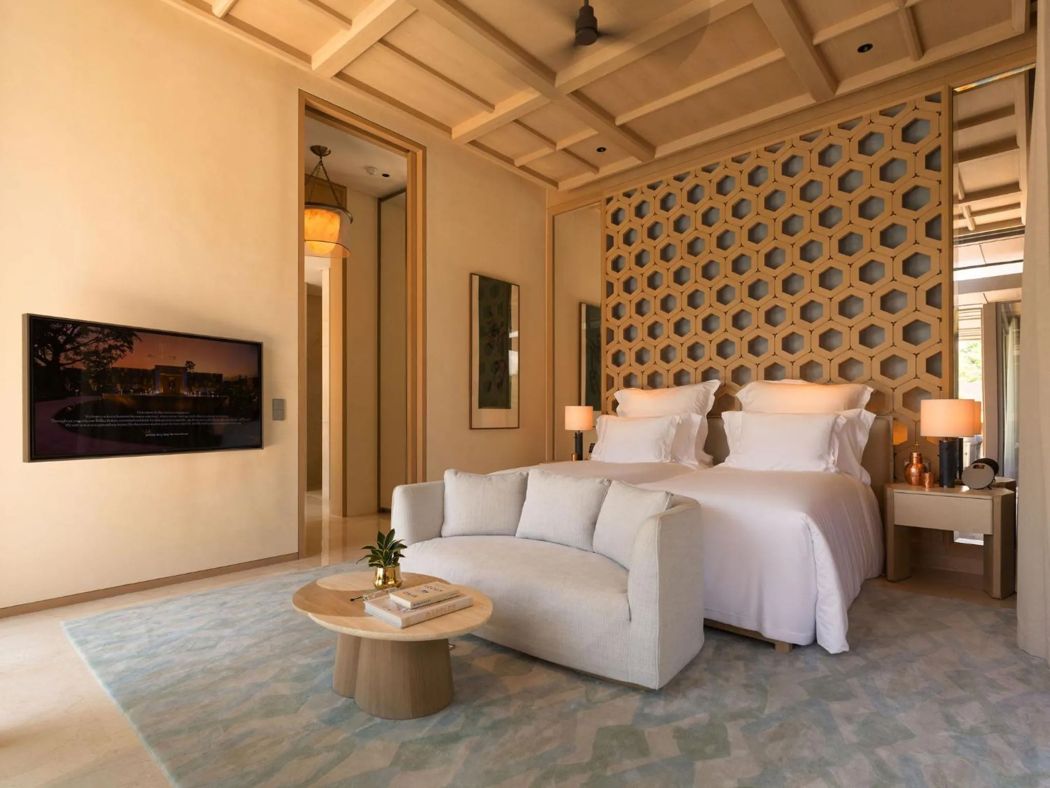 Bed in Raffles Sentosa Singapore