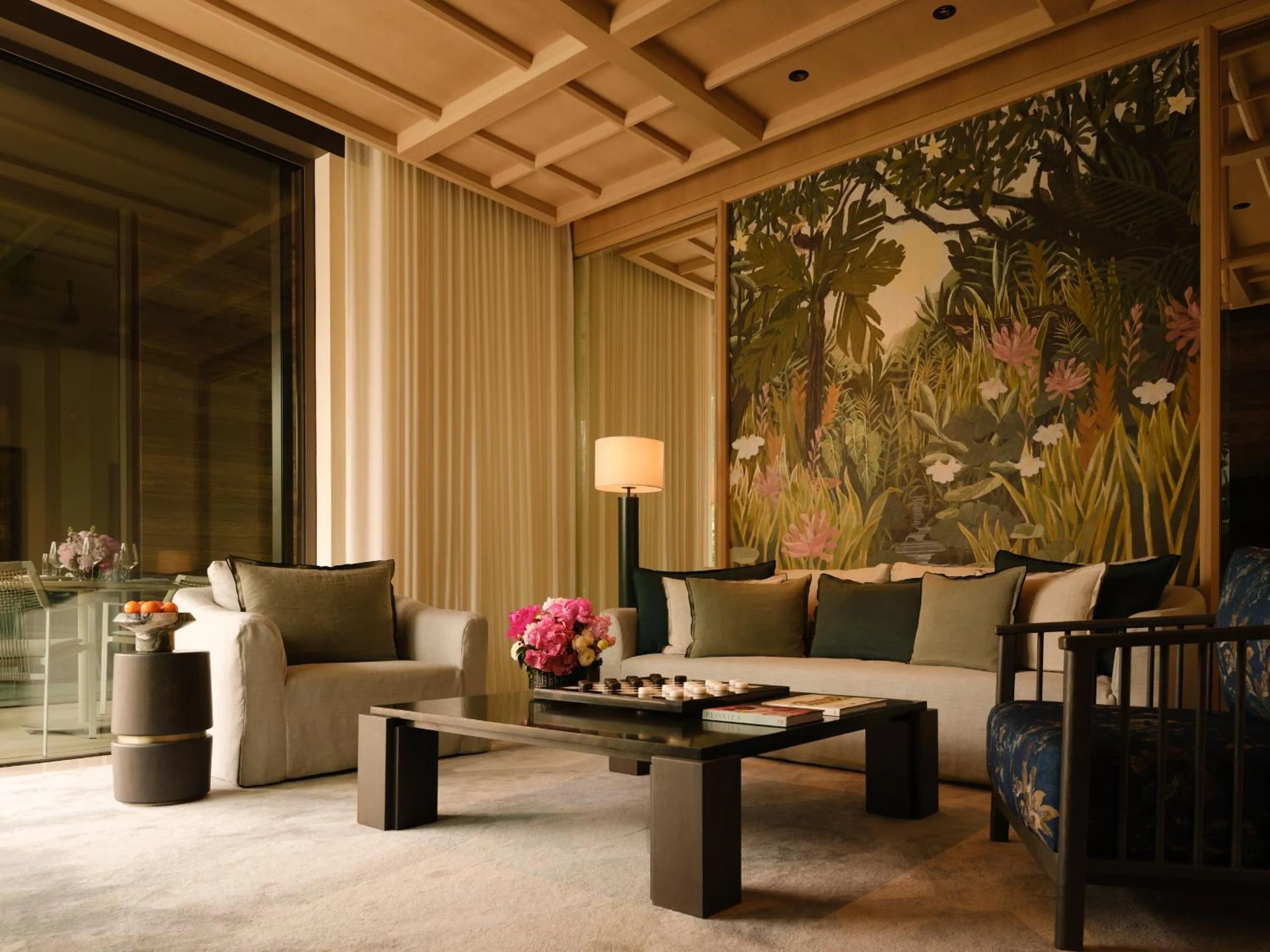 Seating area in Raffles Sentosa Singapore