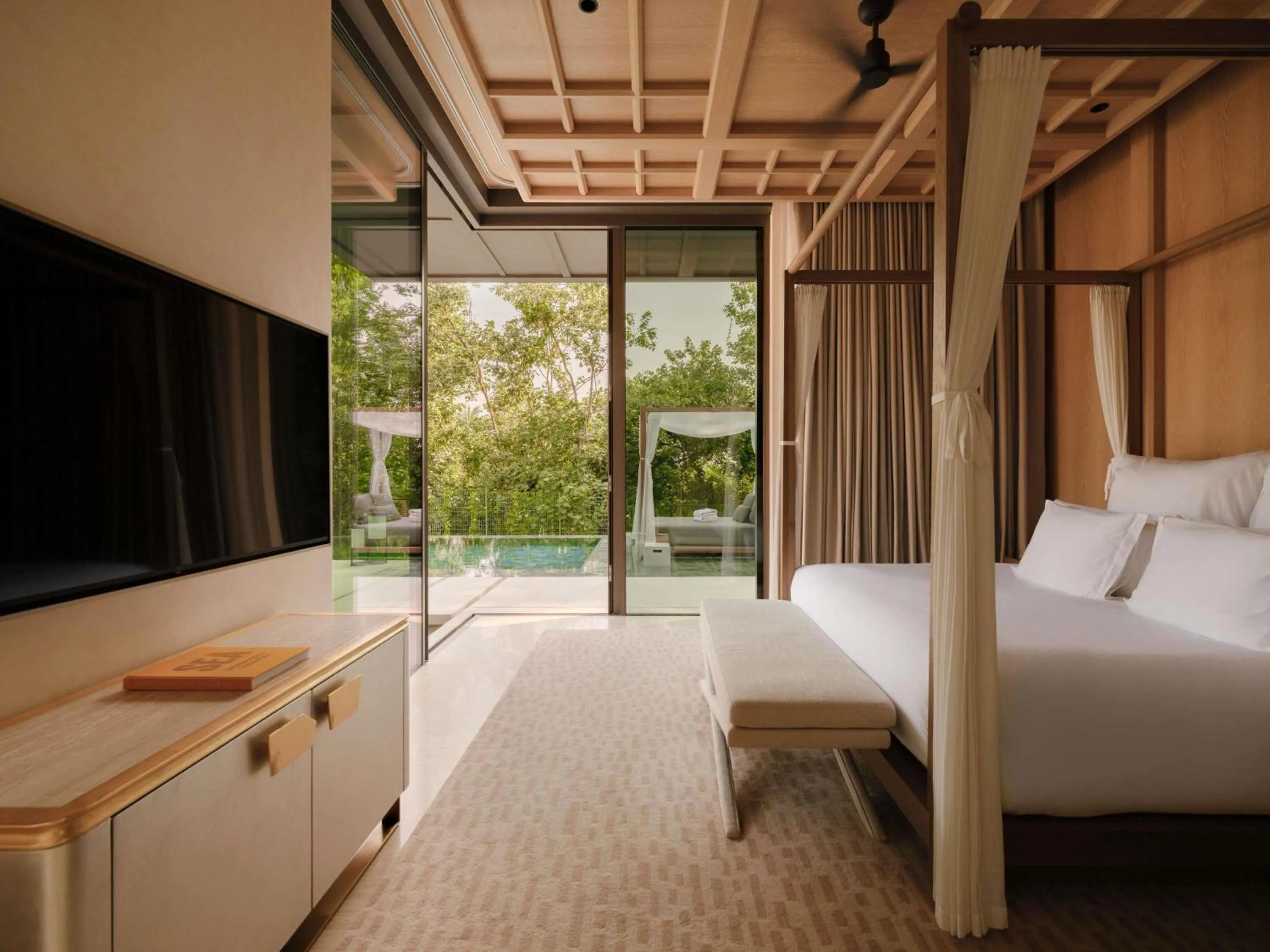 Bedroom, Bed in Raffles Sentosa Singapore