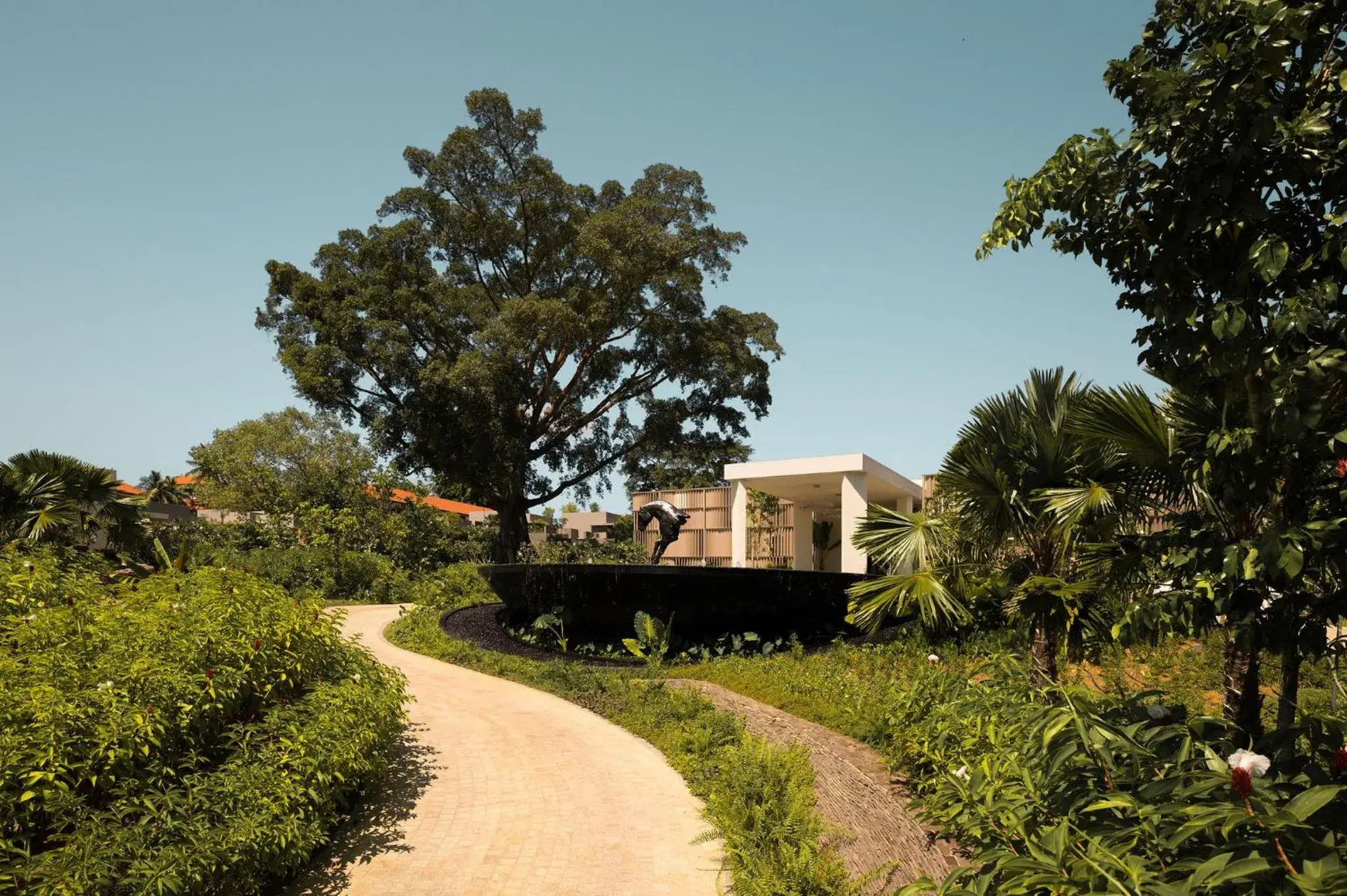 Facade/entrance in Raffles Sentosa Singapore Facade/entrance in Raffles Sentosa Singapore