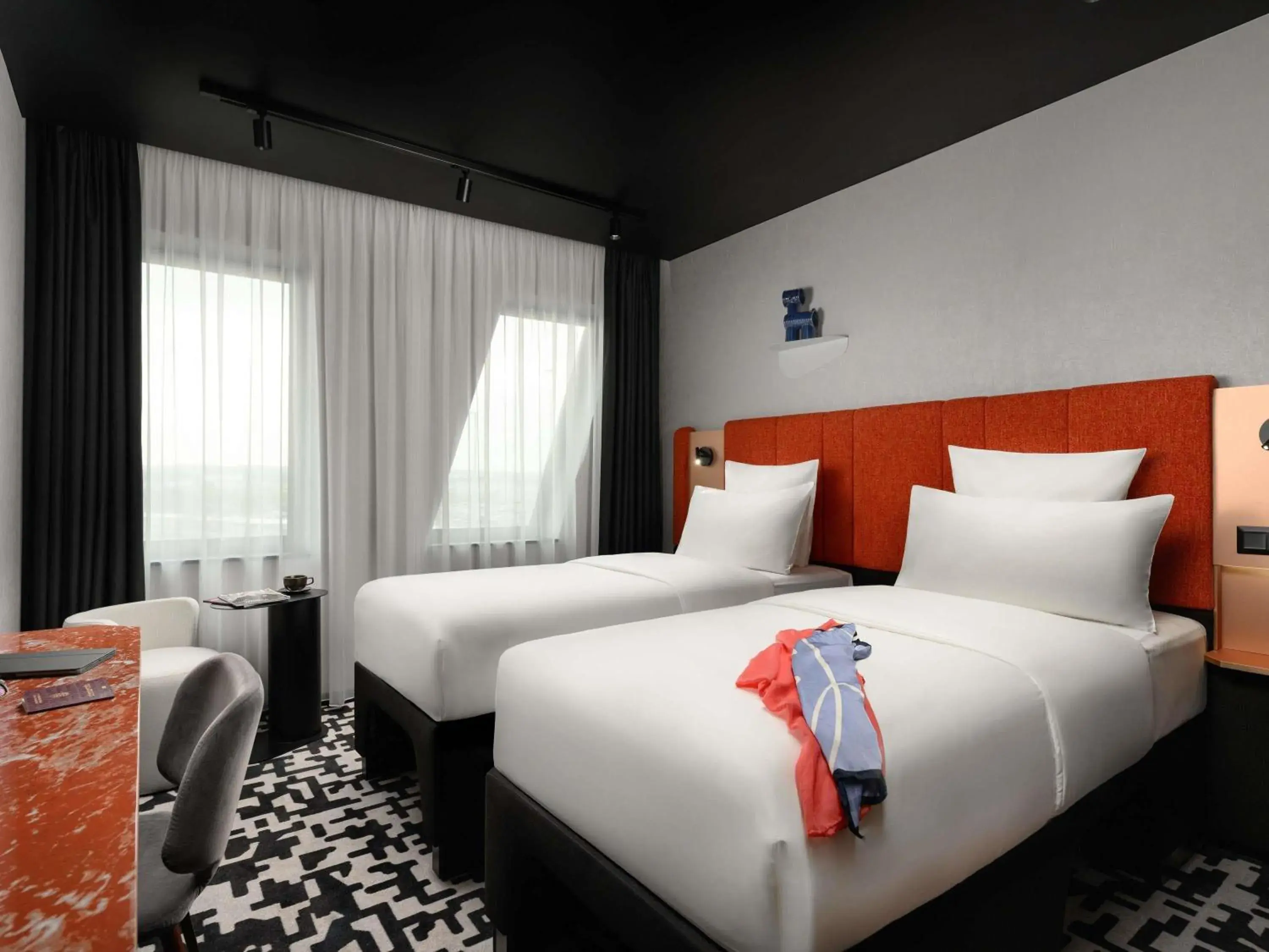 Tribe Essential Twin Room in TRIBE Budapest Airport Tribe Essential Twin Room in TRIBE Budapest Airport