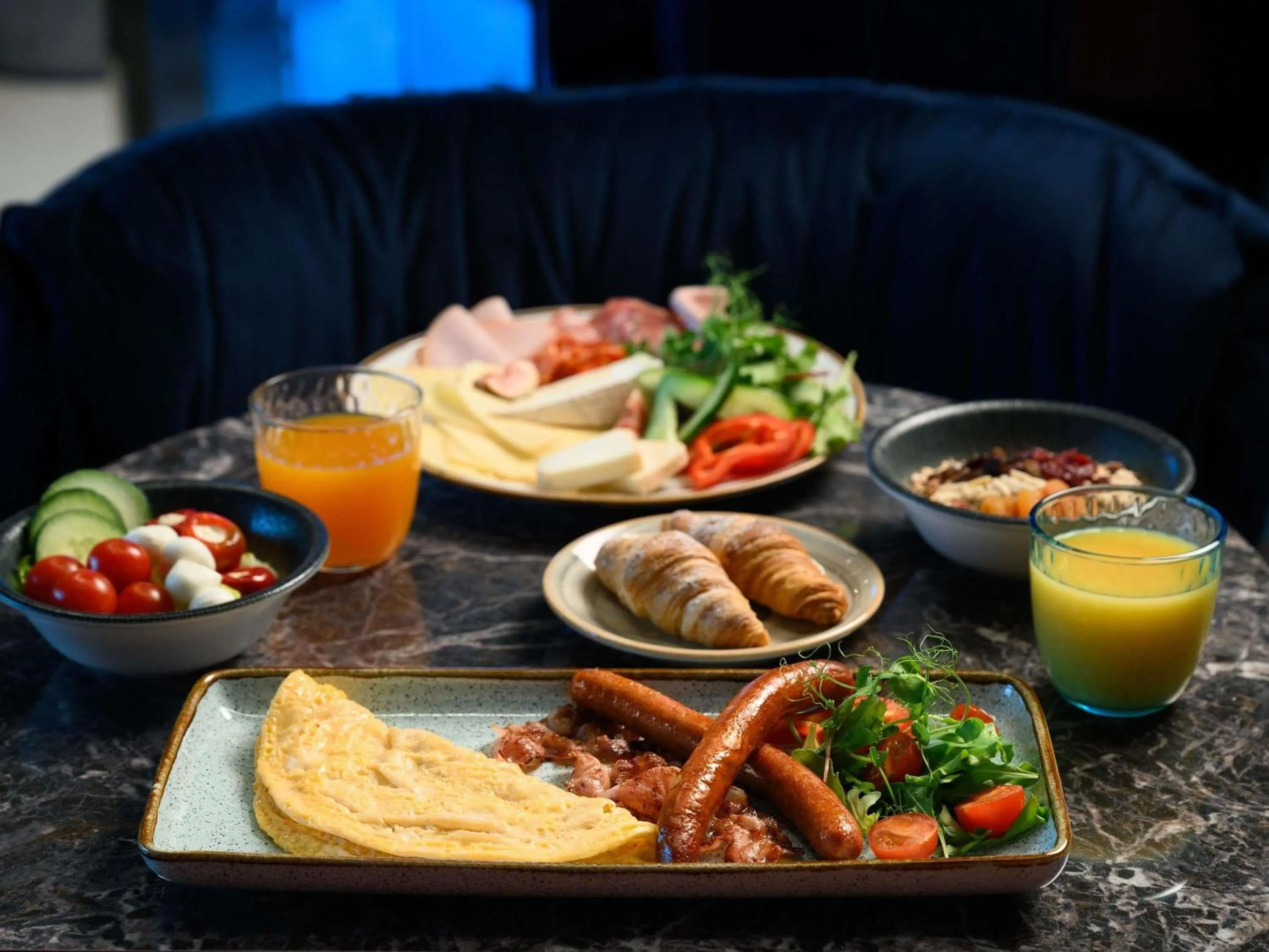 Breakfast in TRIBE Budapest Airport