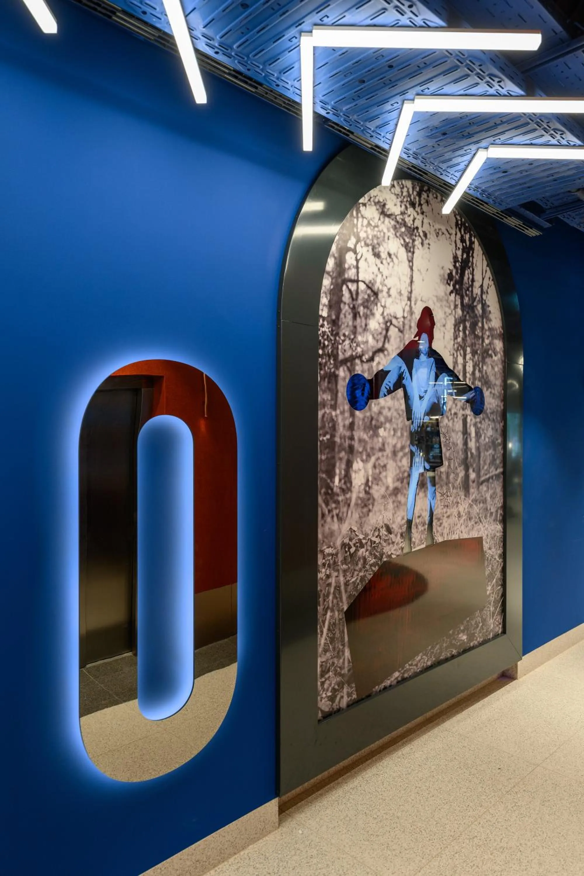 Lobby or reception in TRIBE Budapest Airport