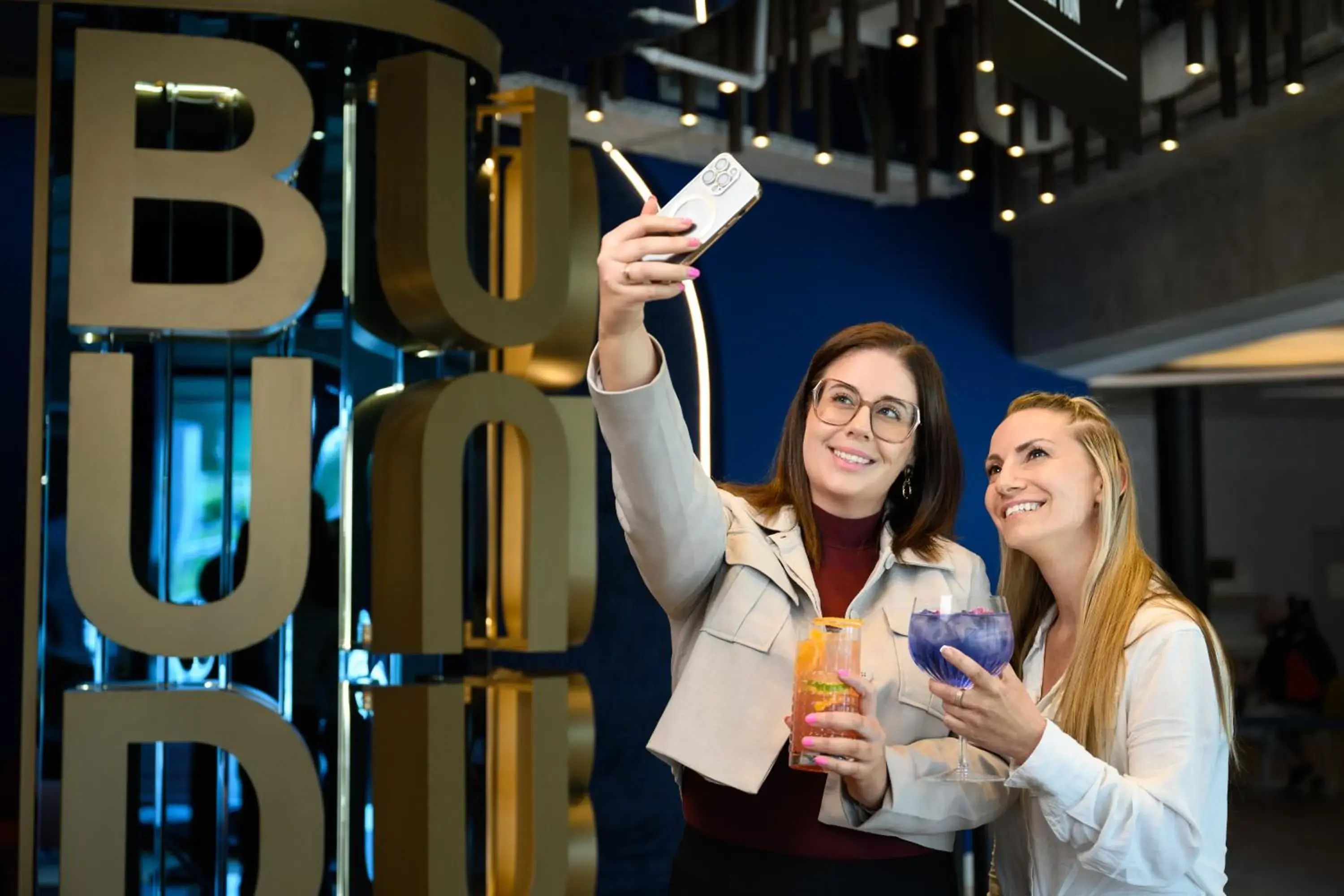 Lobby or reception in TRIBE Budapest Airport Lobby or reception in TRIBE Budapest Airport