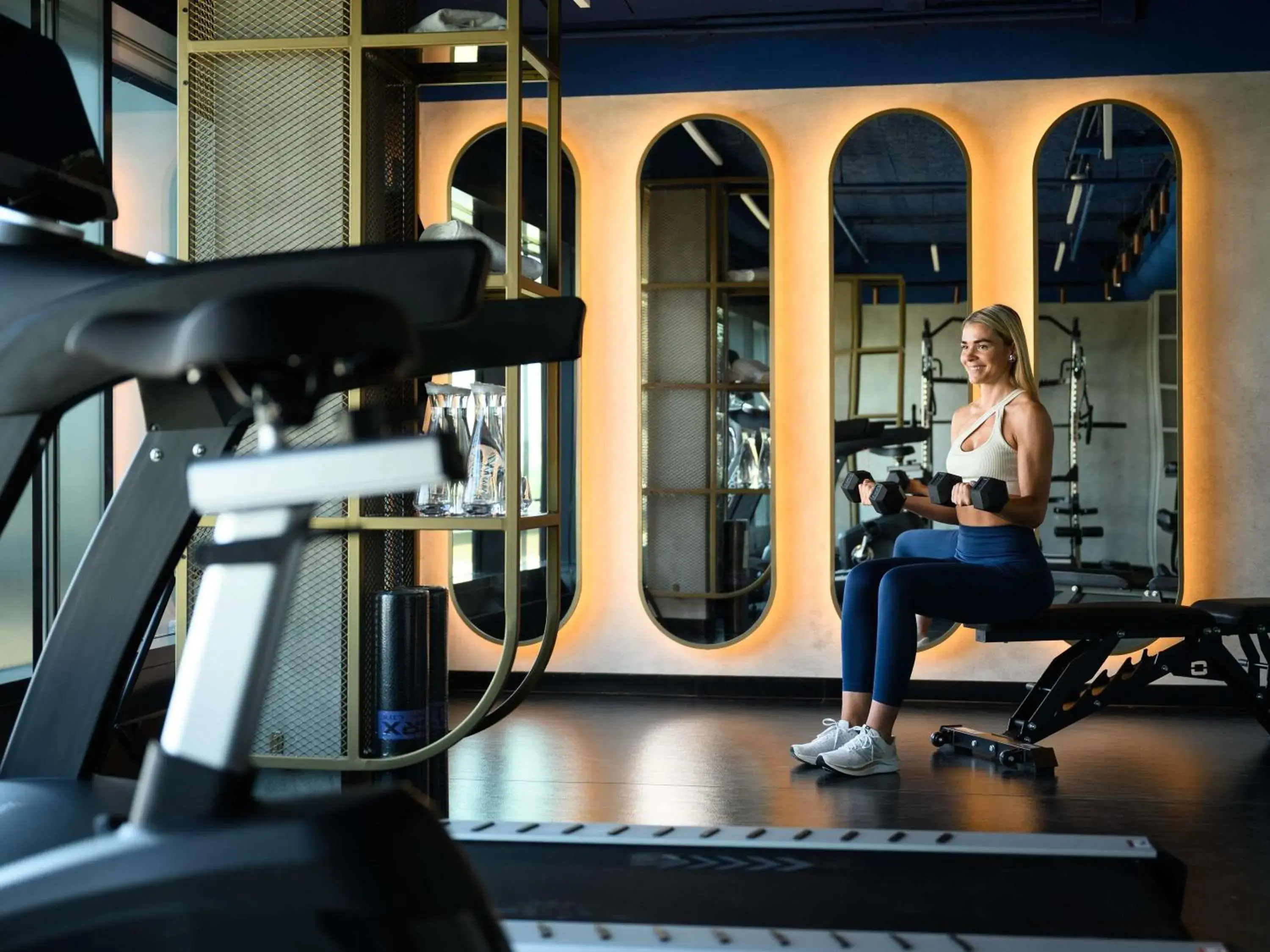 Fitness centre/facilities in TRIBE Budapest Airport Fitness centre/facilities in TRIBE Budapest Airport