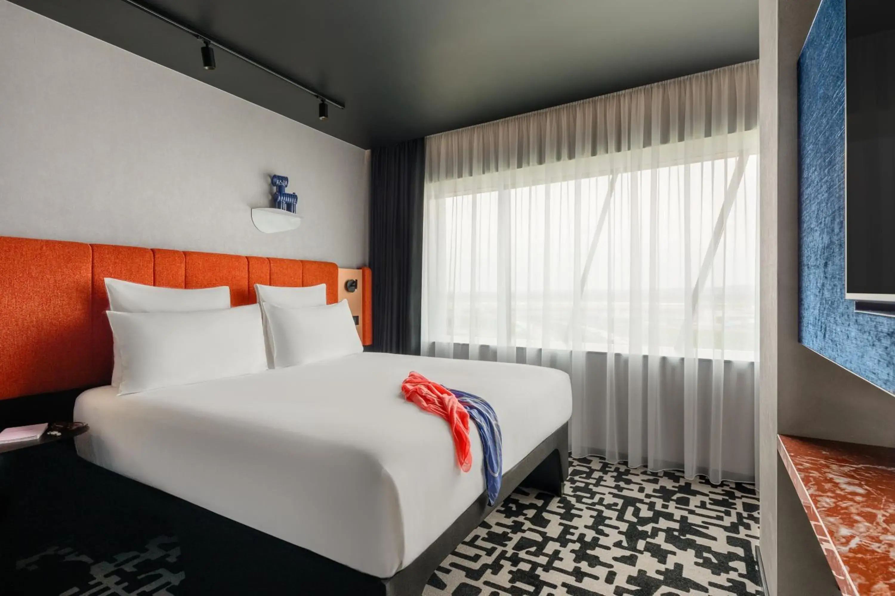 Bed in TRIBE Budapest Airport Bed in TRIBE Budapest Airport