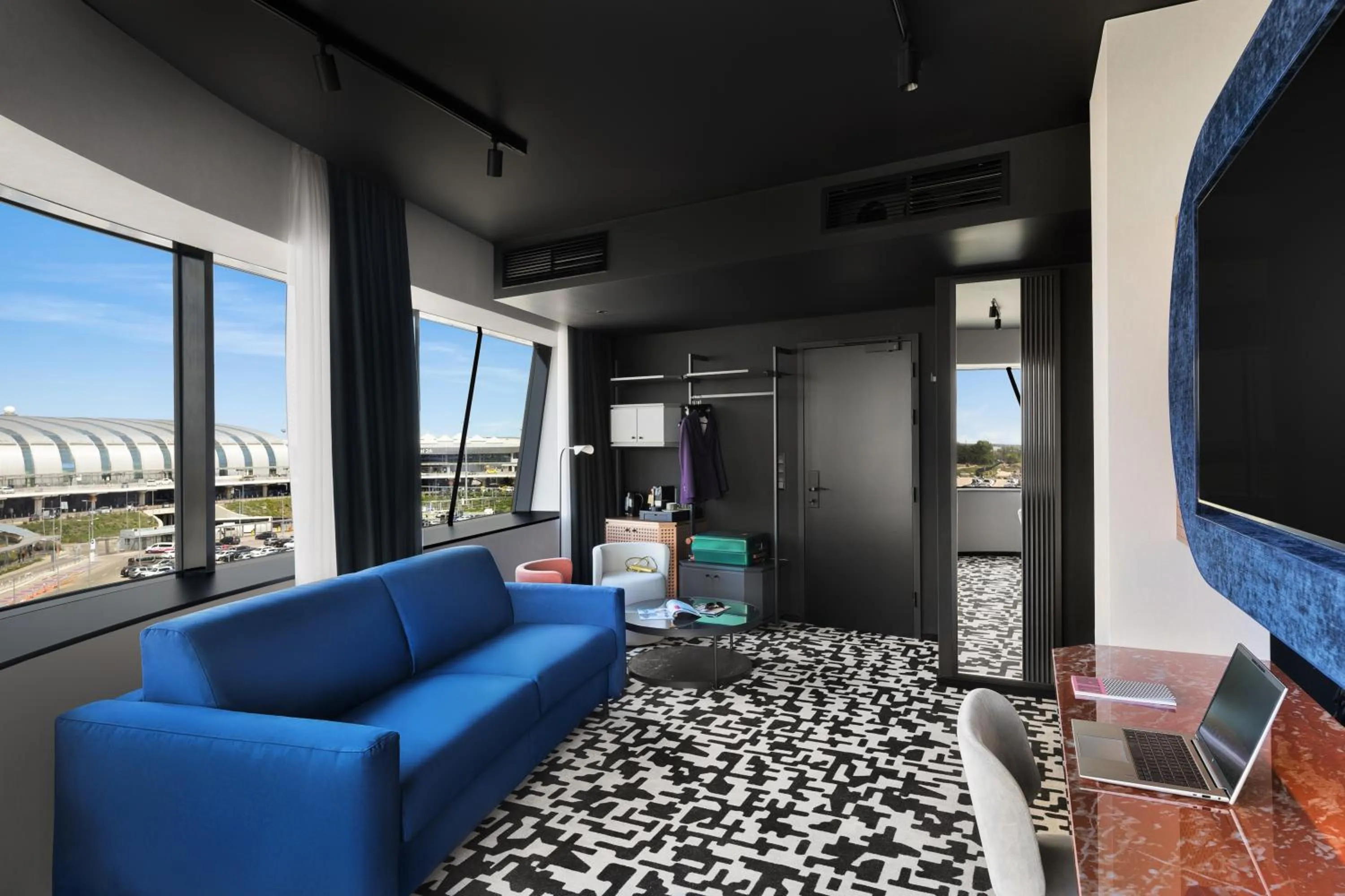 TV and multimedia in TRIBE Budapest Airport