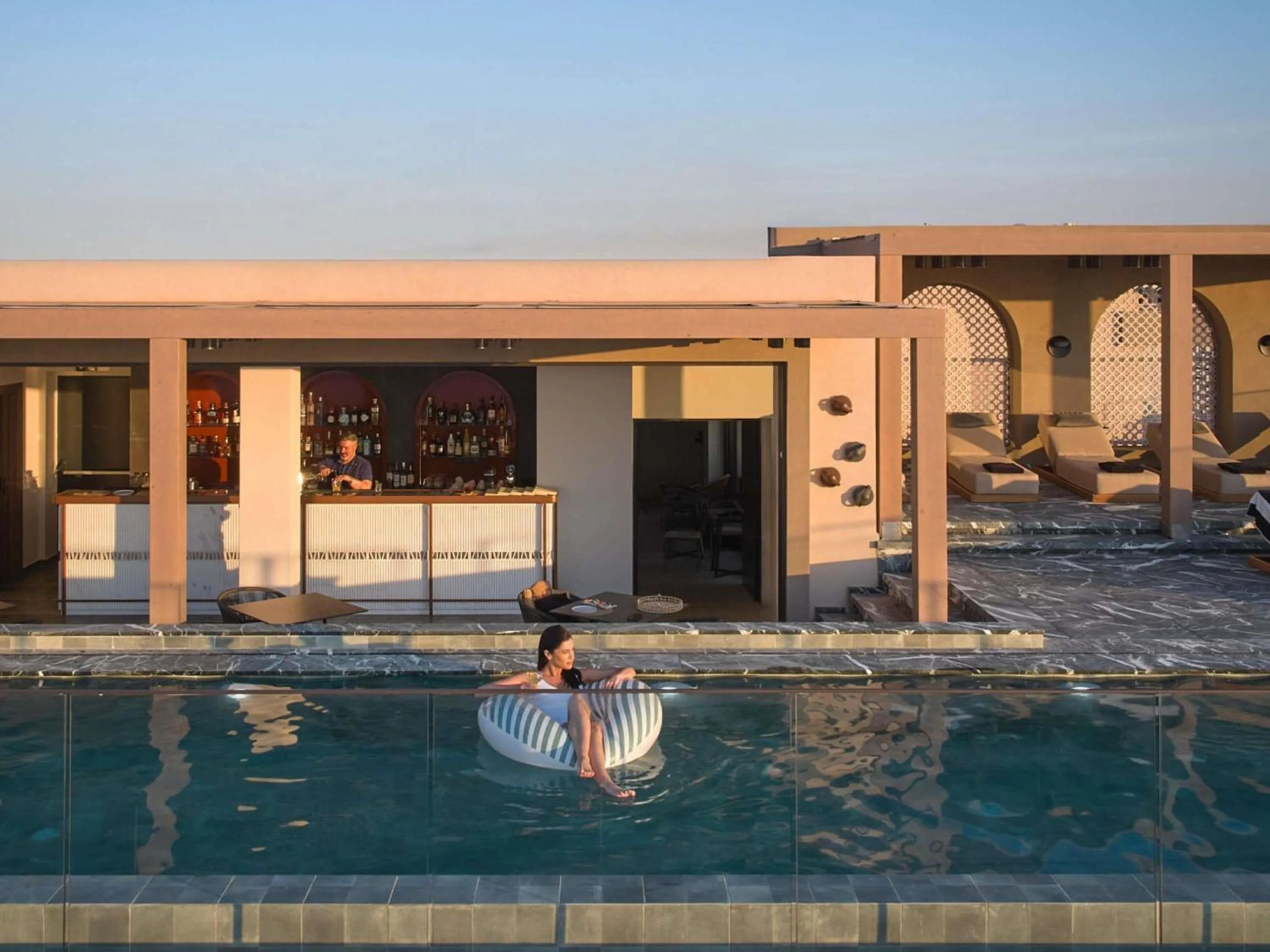 Pool view in Rocca a Mare Heraklion - Handwritten Collection