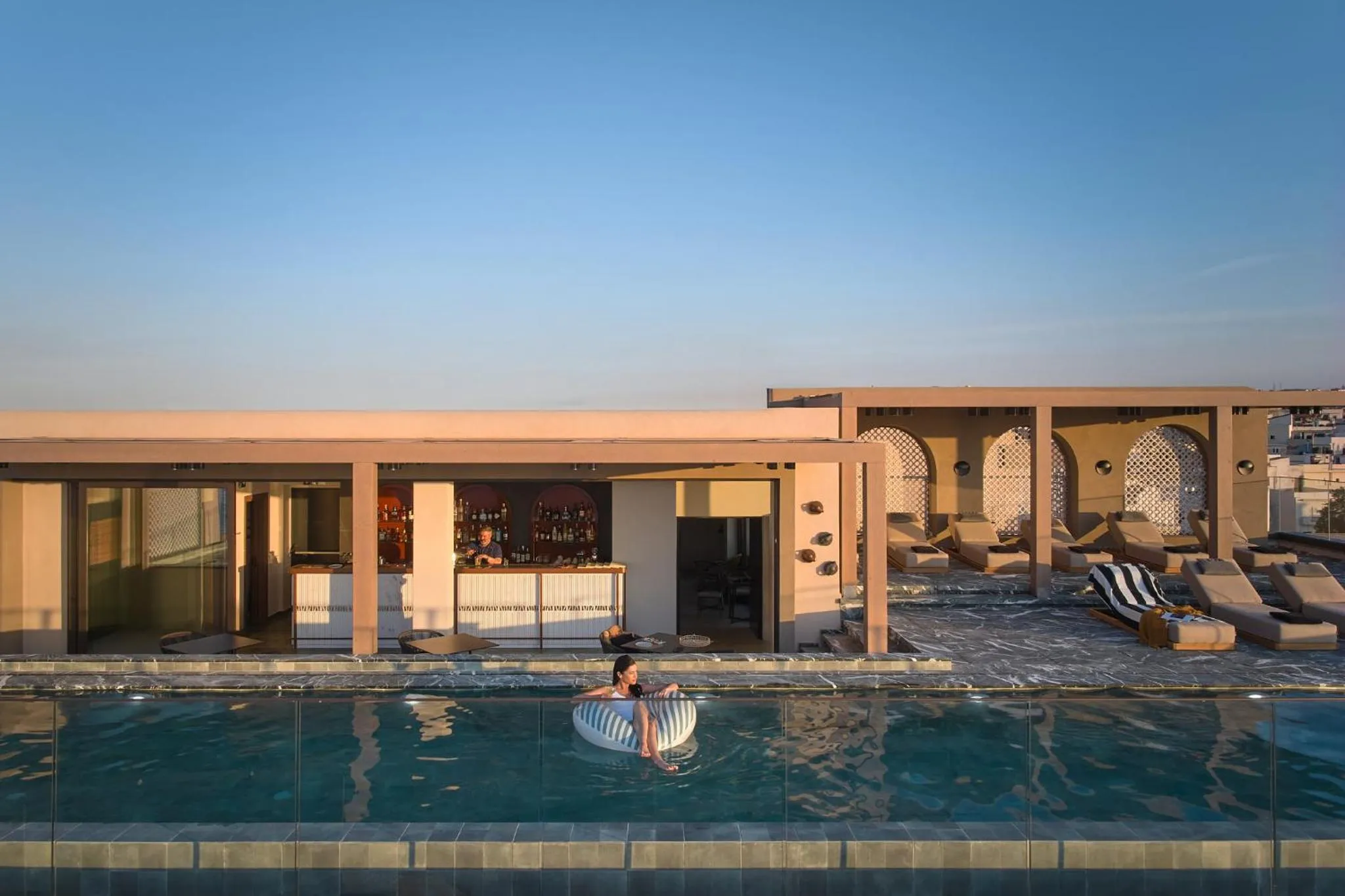 Lounge or bar in Rocca a Mare Heraklion - Handwritten Collection