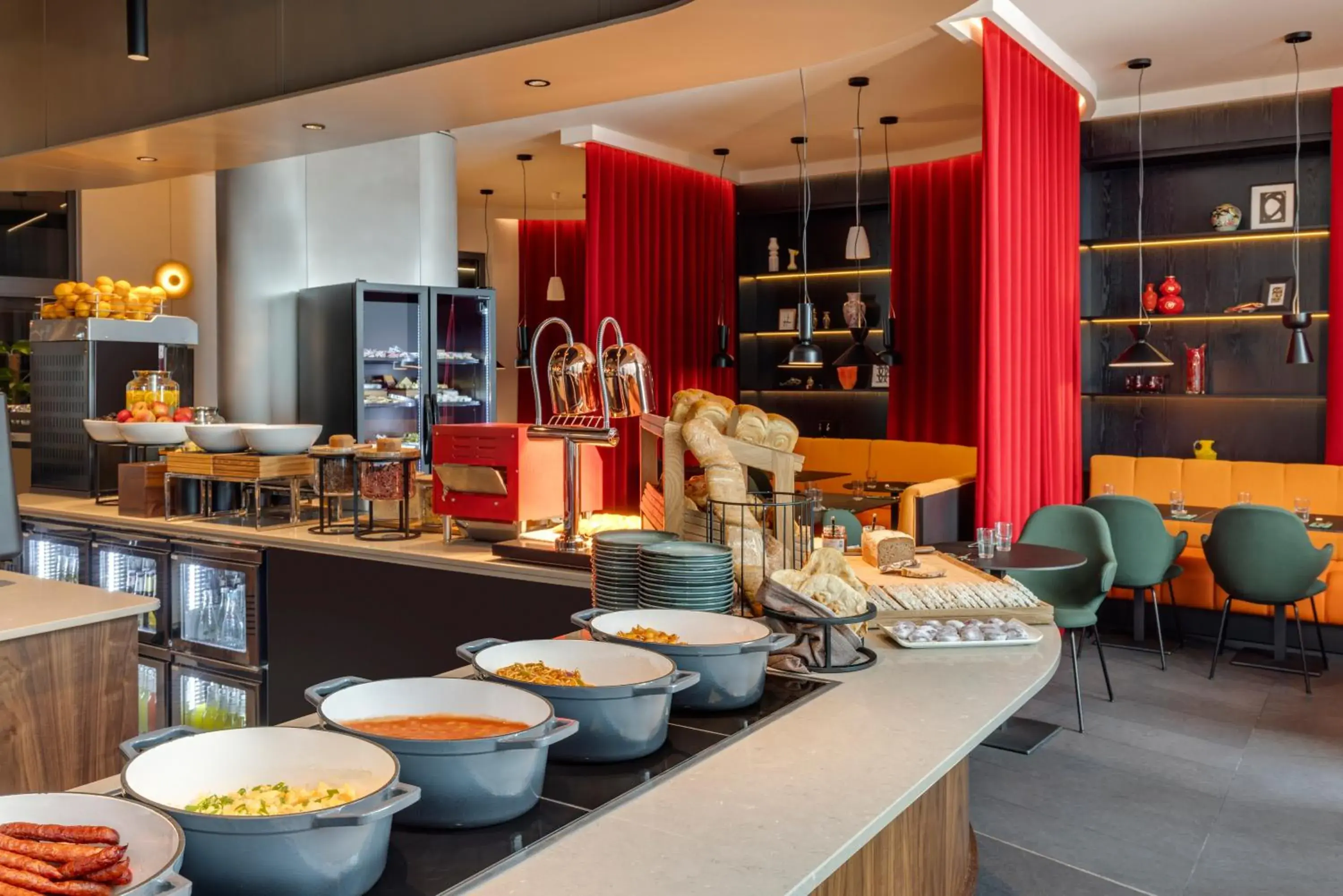 Buffet breakfast in TRIBE Krakow Old Town Buffet breakfast in TRIBE Krakow Old Town