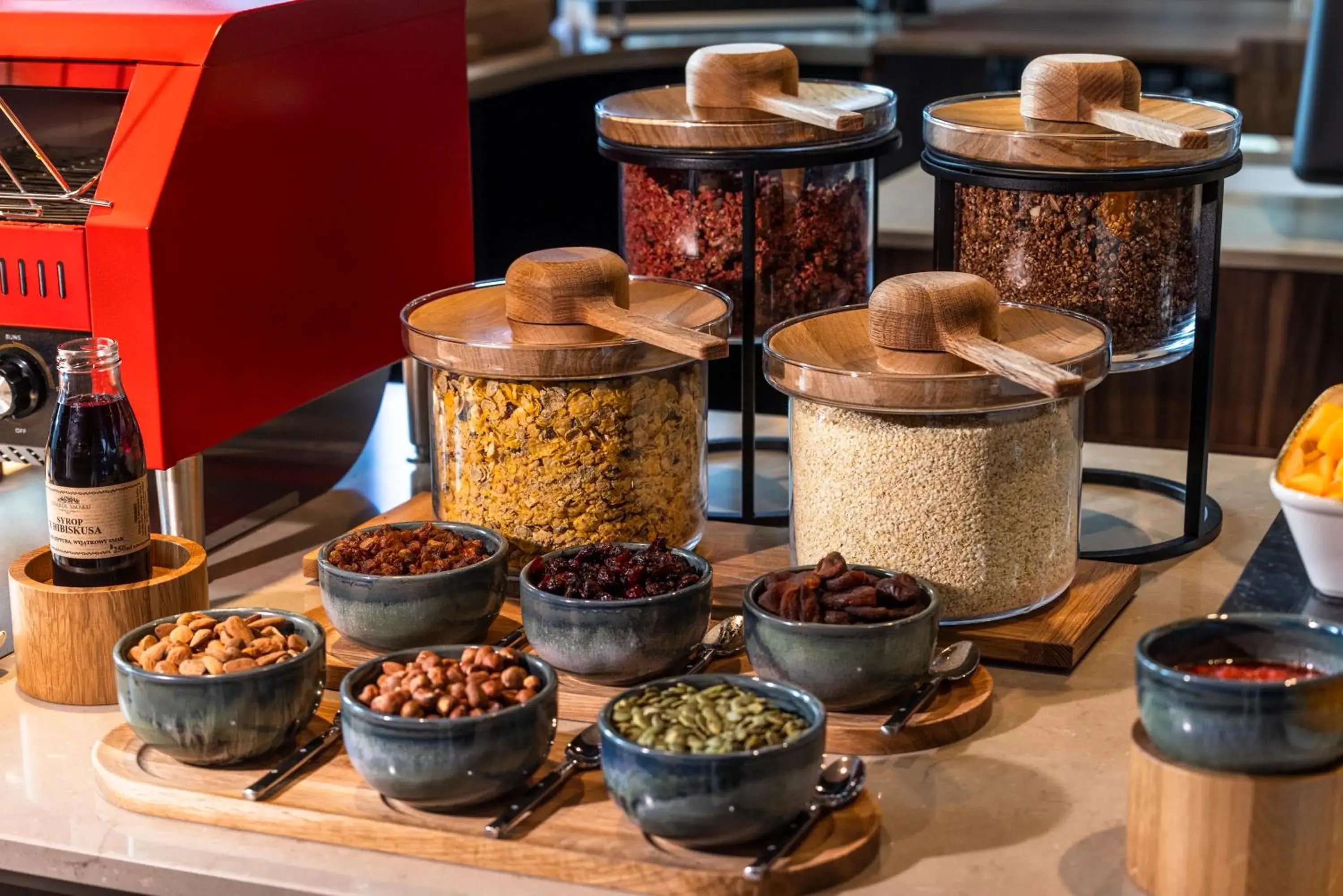 Buffet breakfast in TRIBE Krakow Old Town Buffet breakfast in TRIBE Krakow Old Town