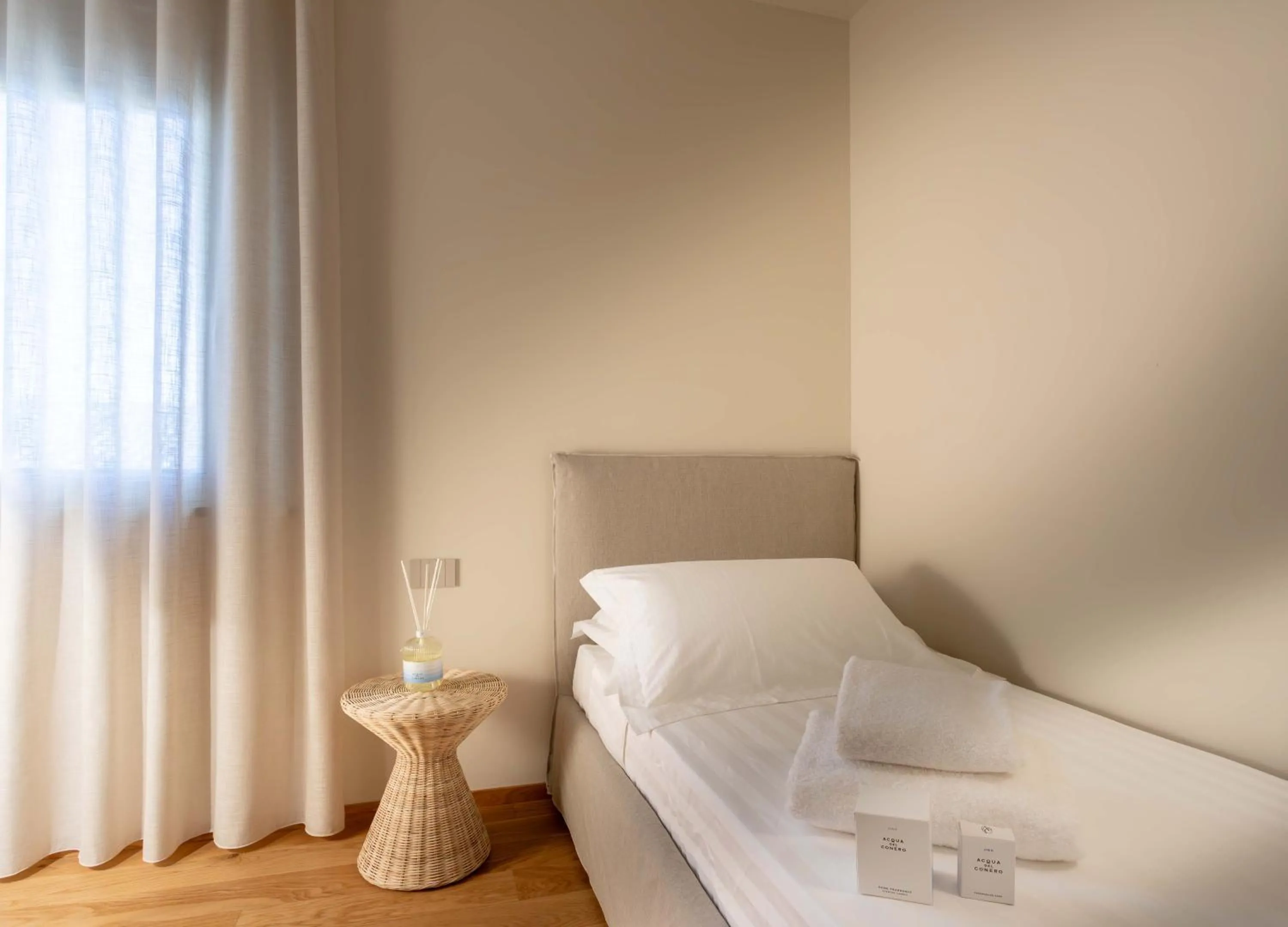 Bed in Relais La Colombaia