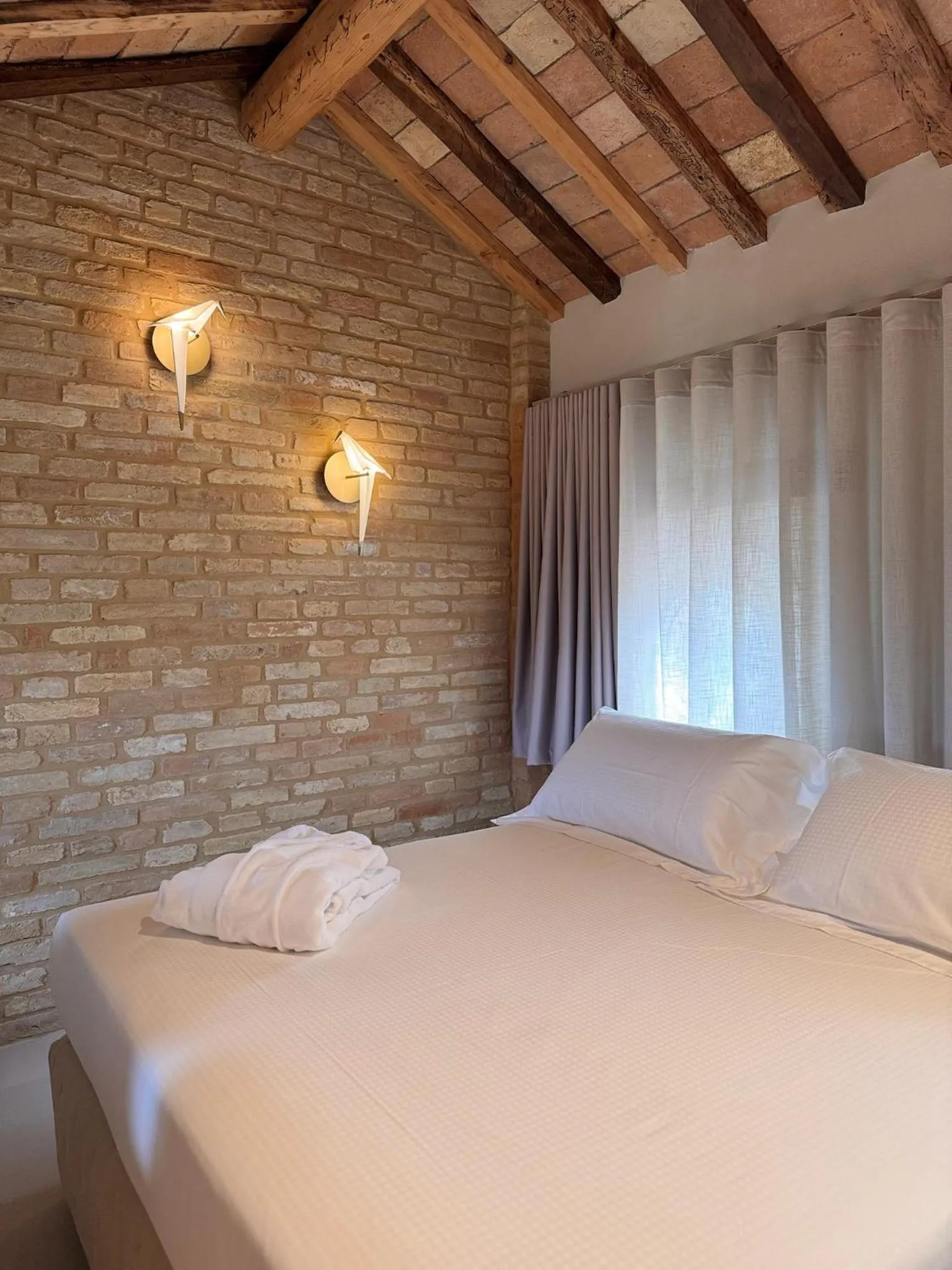 Bedroom, Bed in Relais La Colombaia