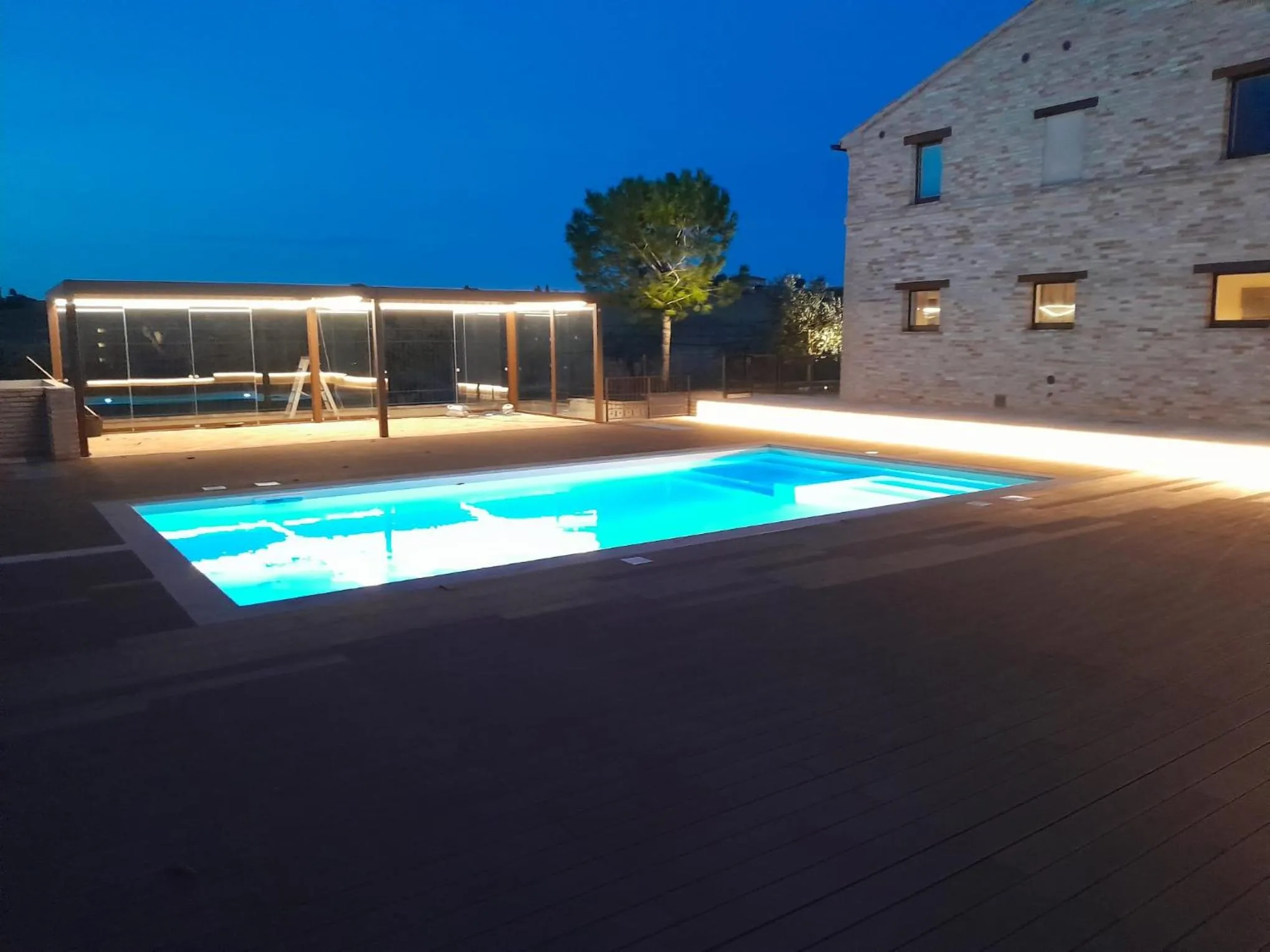 Swimming pool in Relais La Colombaia