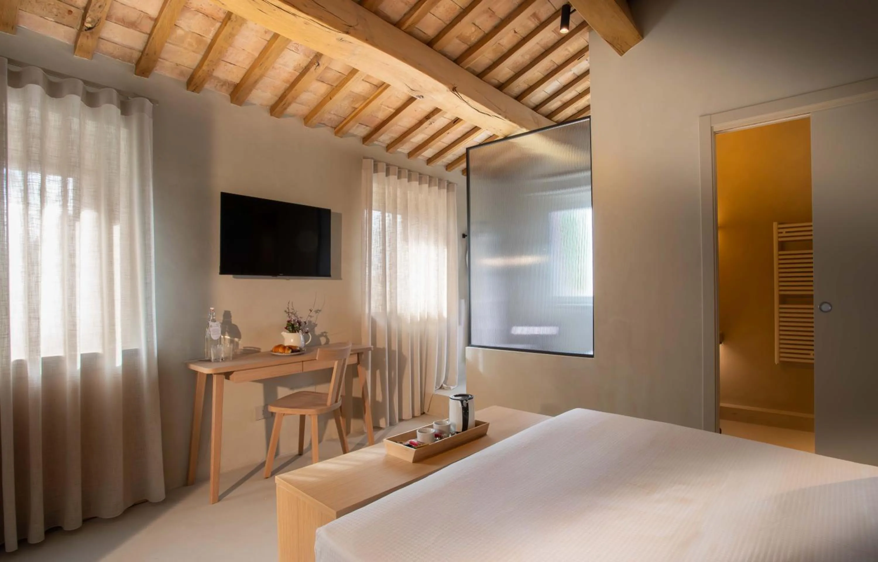 Bedroom, Bed in Relais La Colombaia