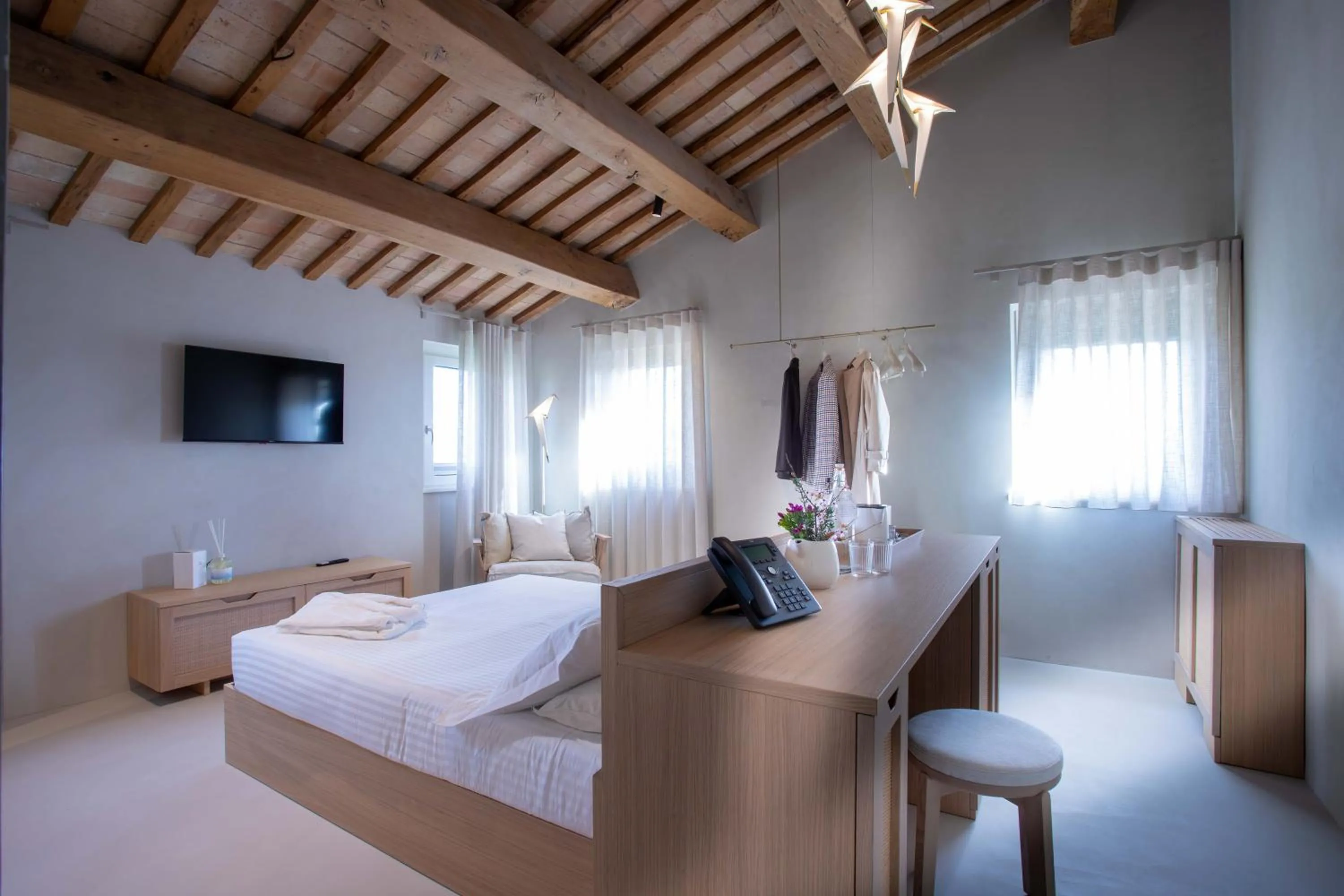 Bedroom, Bed in Relais La Colombaia