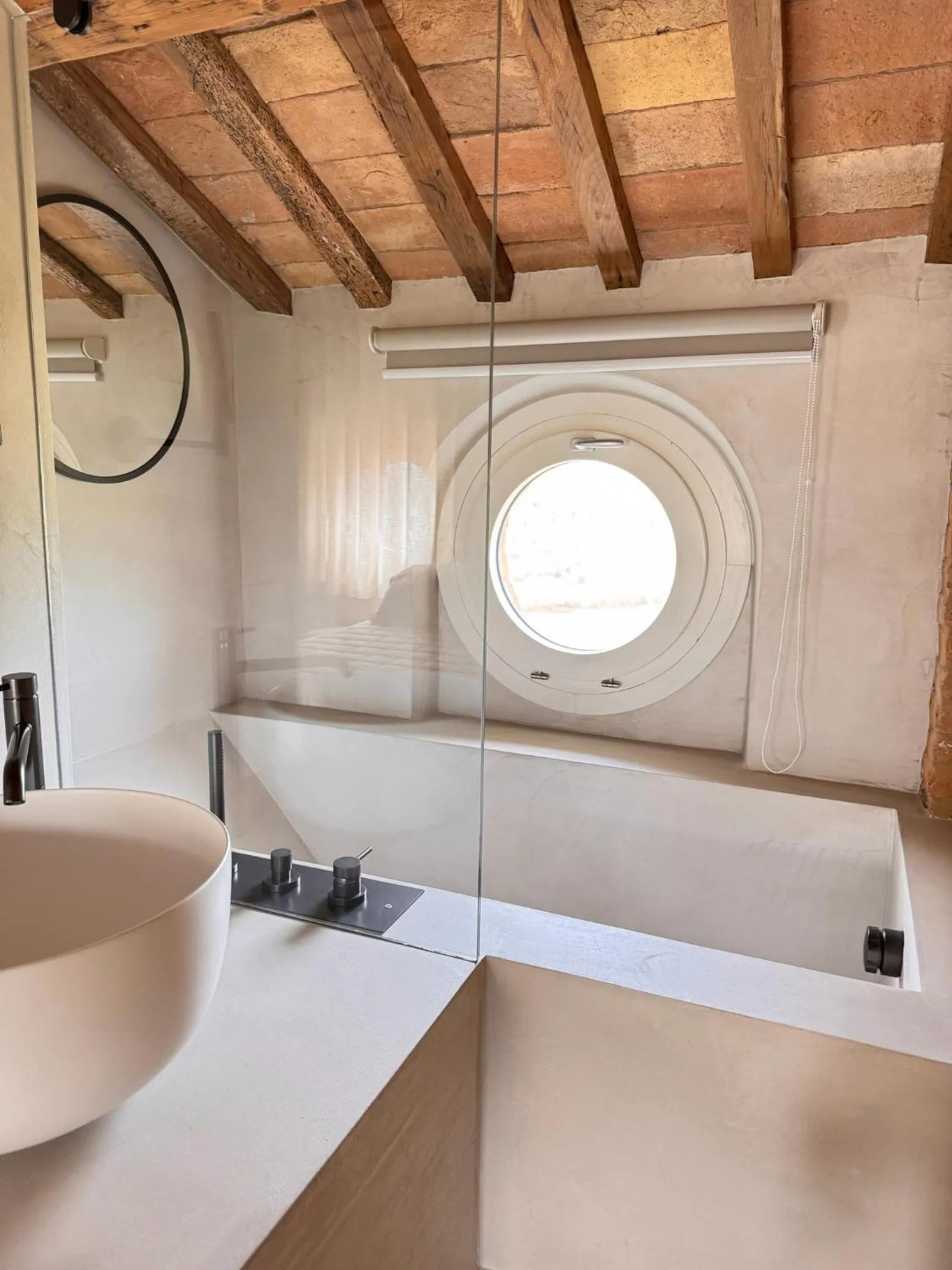Bath in Relais La Colombaia