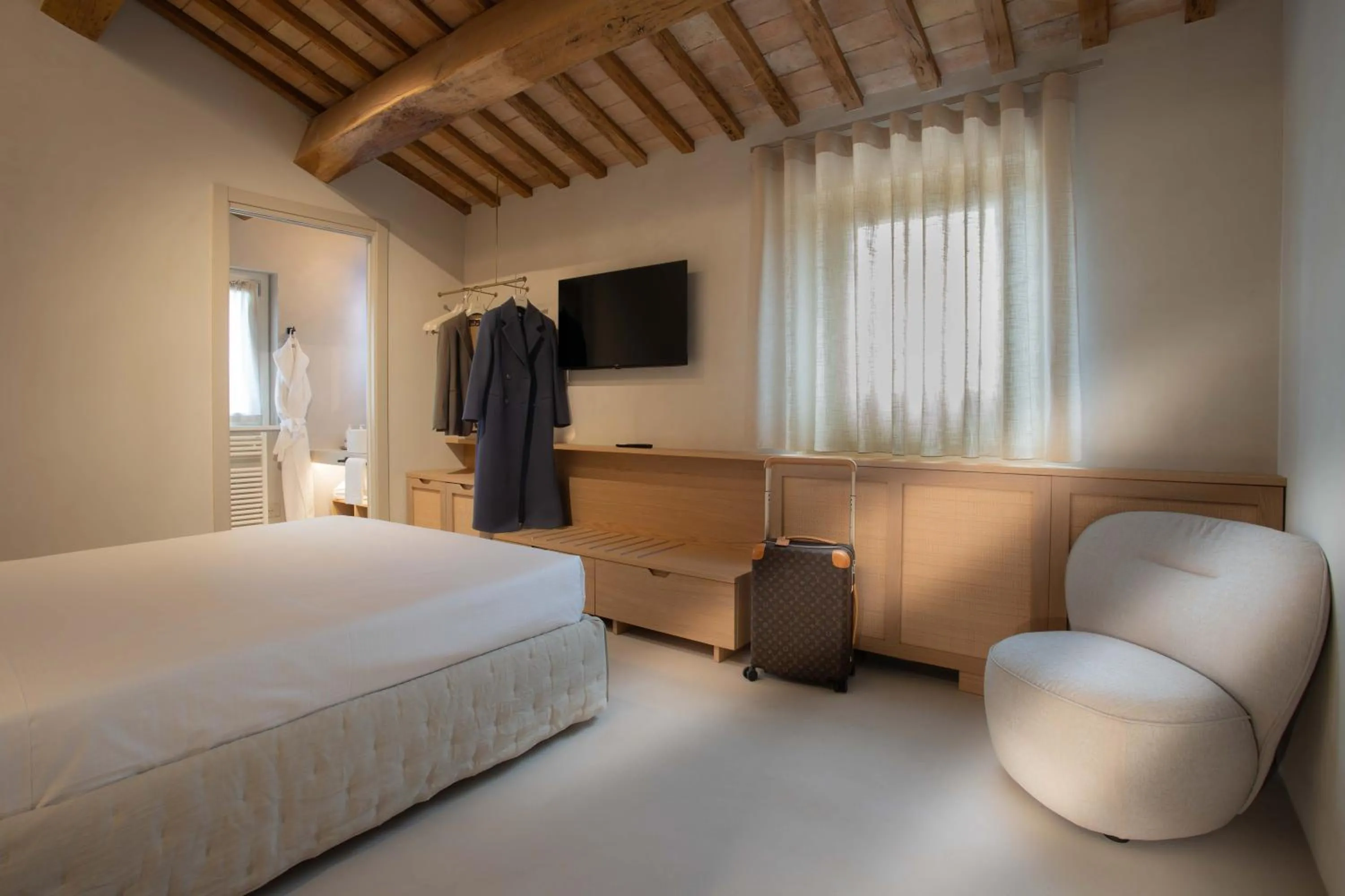 Bedroom, Bed in Relais La Colombaia