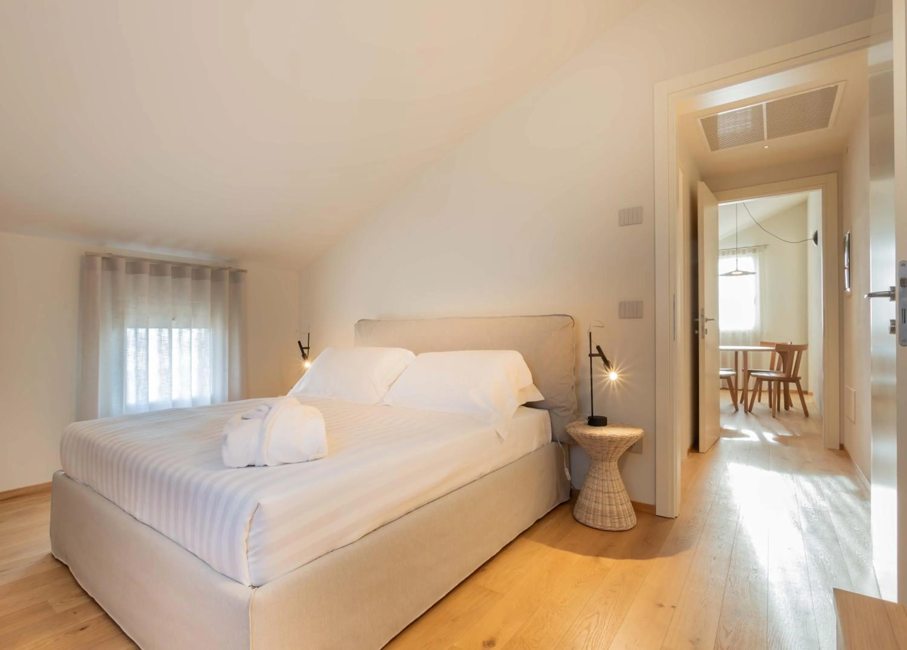 Coffee/tea facilities, Bed in Relais La Colombaia