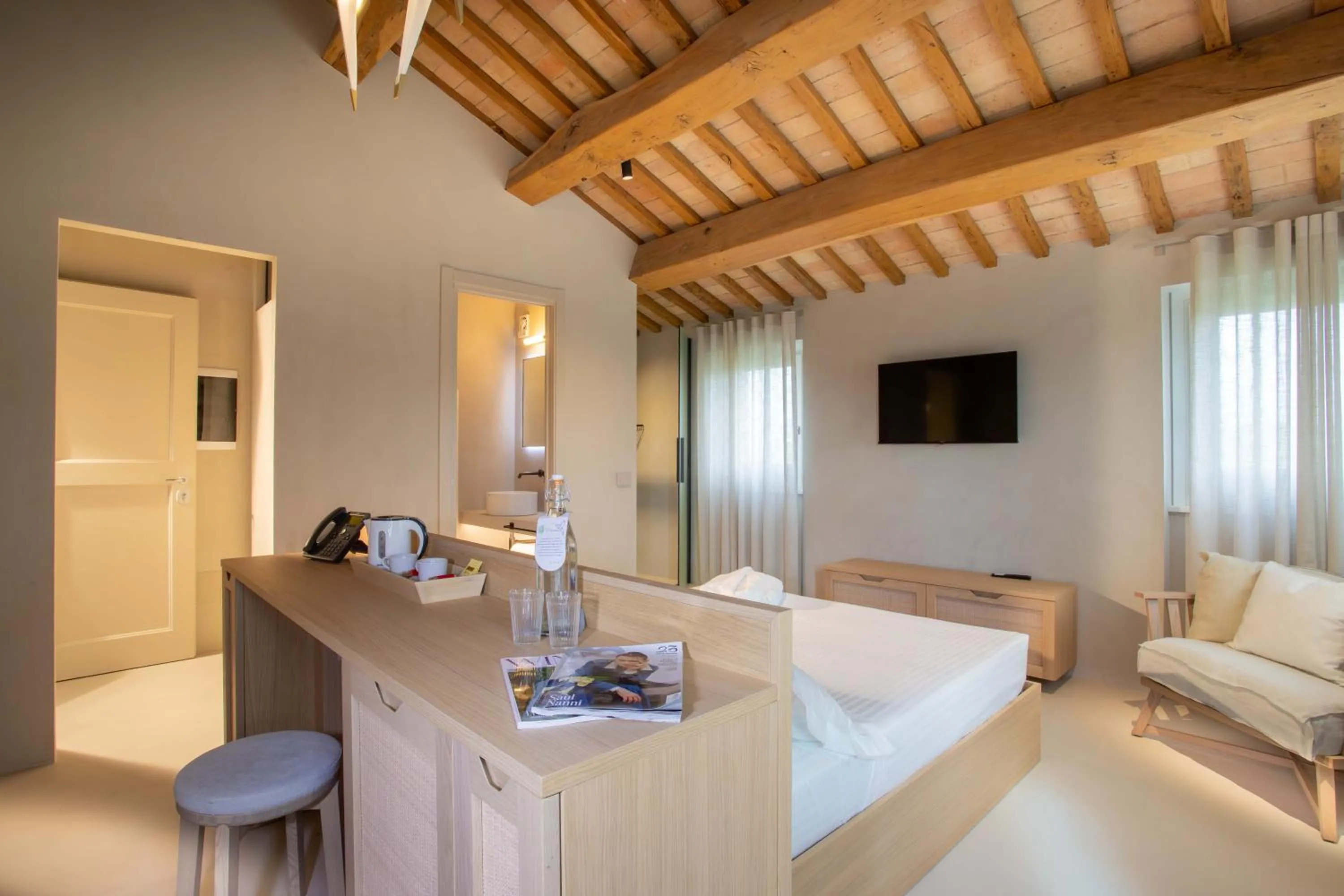 Bedroom, Bed in Relais La Colombaia