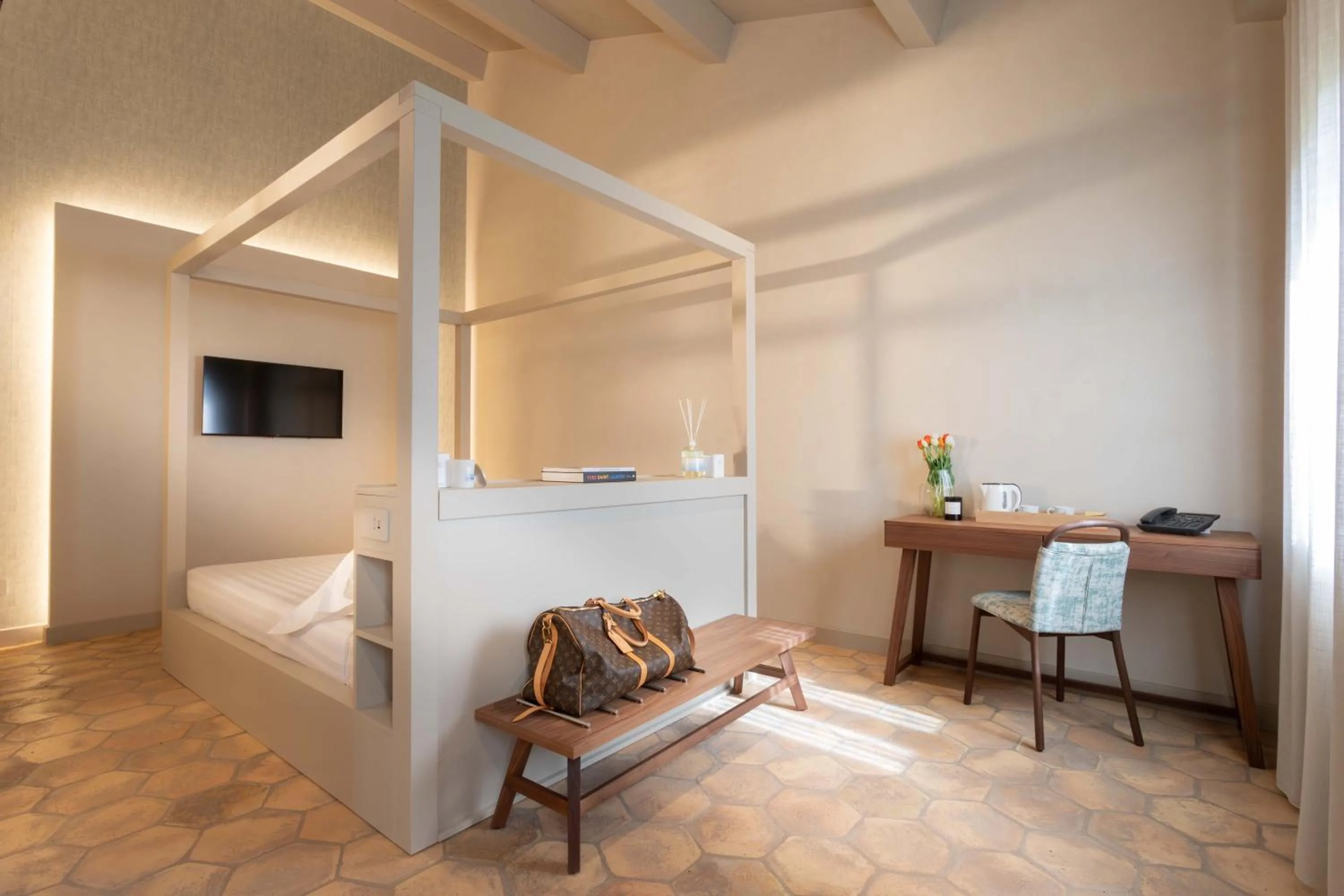 Photo of the whole room in Relais La Colombaia
