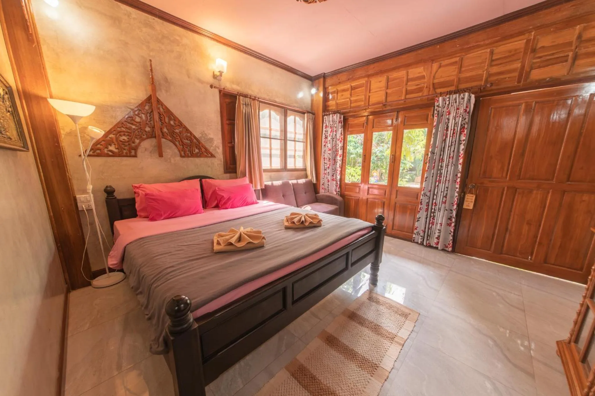 Bedroom, Bed in Kanecha's Home Lampang