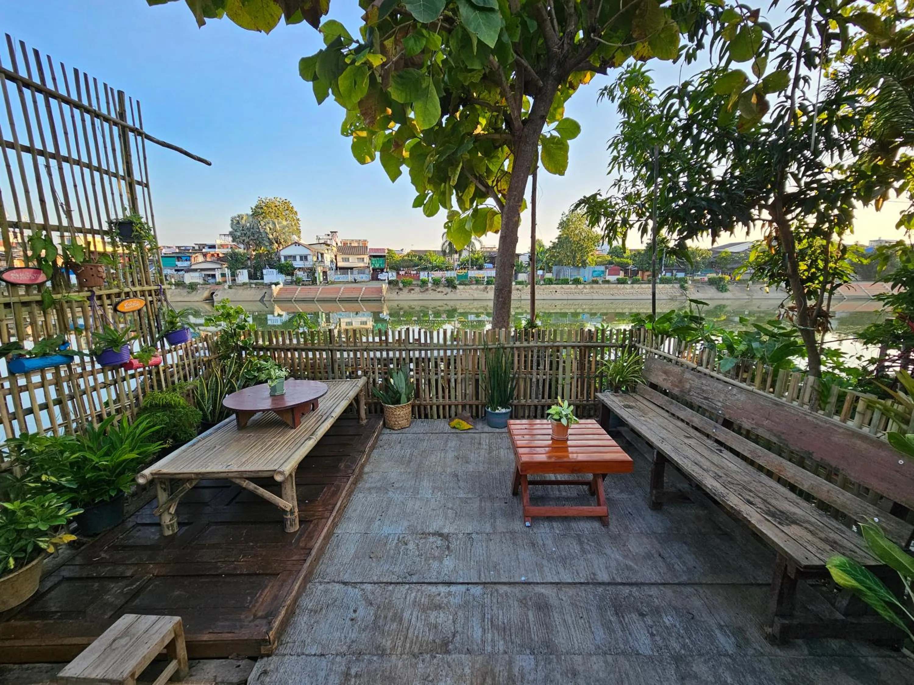 Patio in Kanecha's Home Lampang