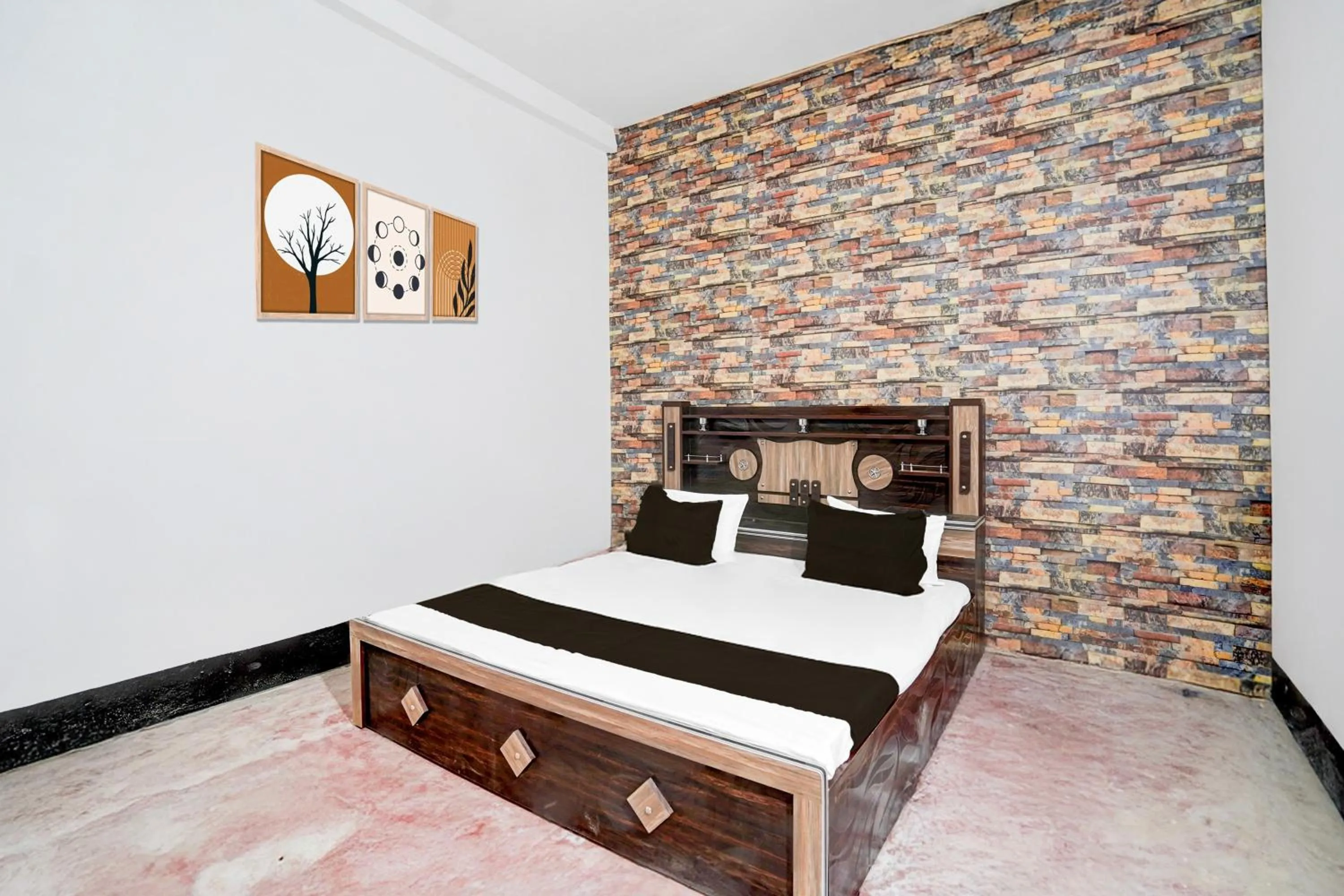 Triple Room with Bathroom - single occupancy in Hotel O VK Hotel And restaurant