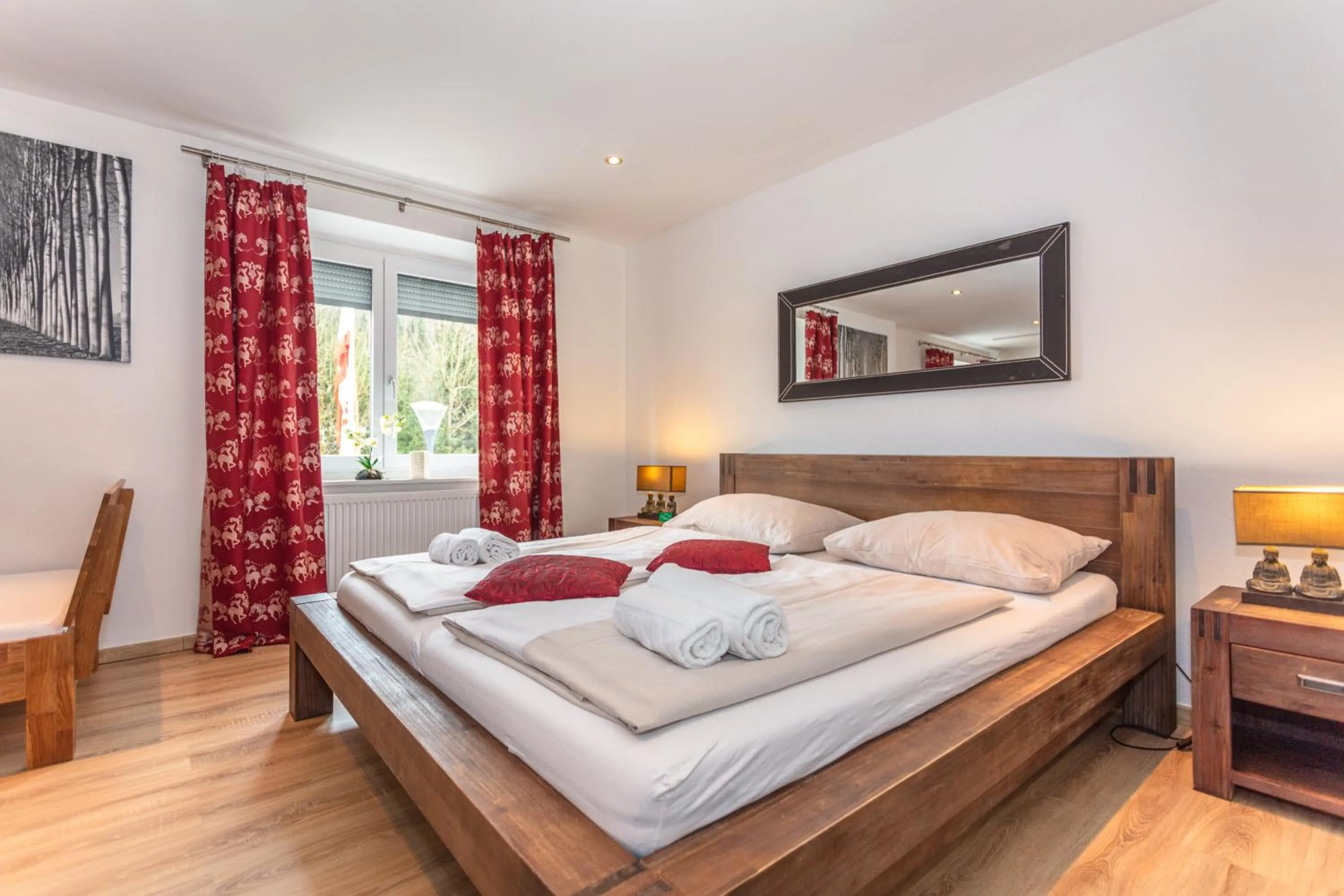 Bed in Landgasthof Fürstenbrunn