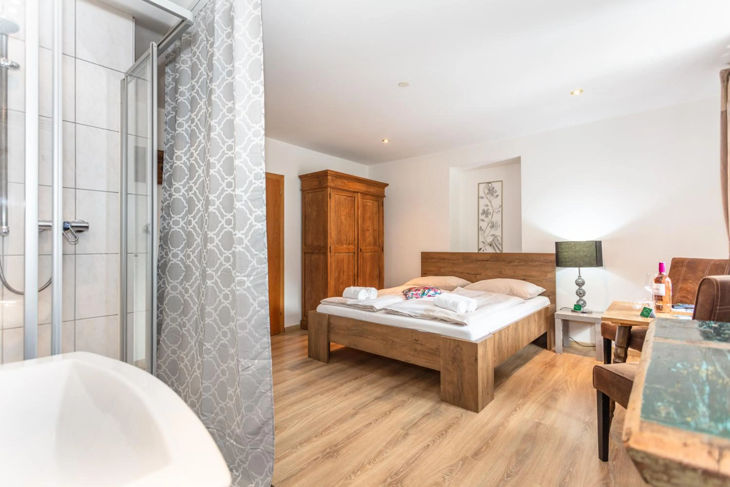 Bed in Landgasthof Fürstenbrunn