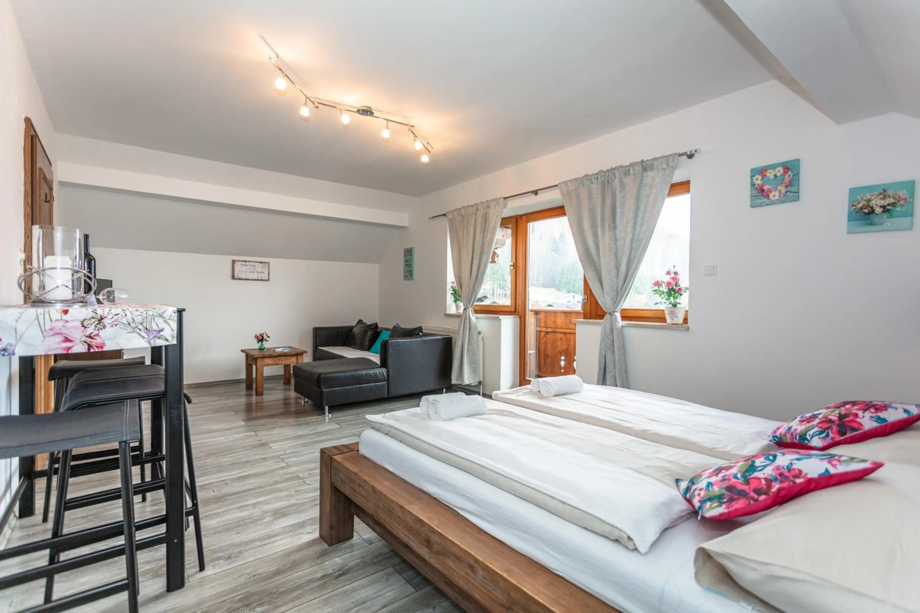 Bed in Landgasthof Fürstenbrunn