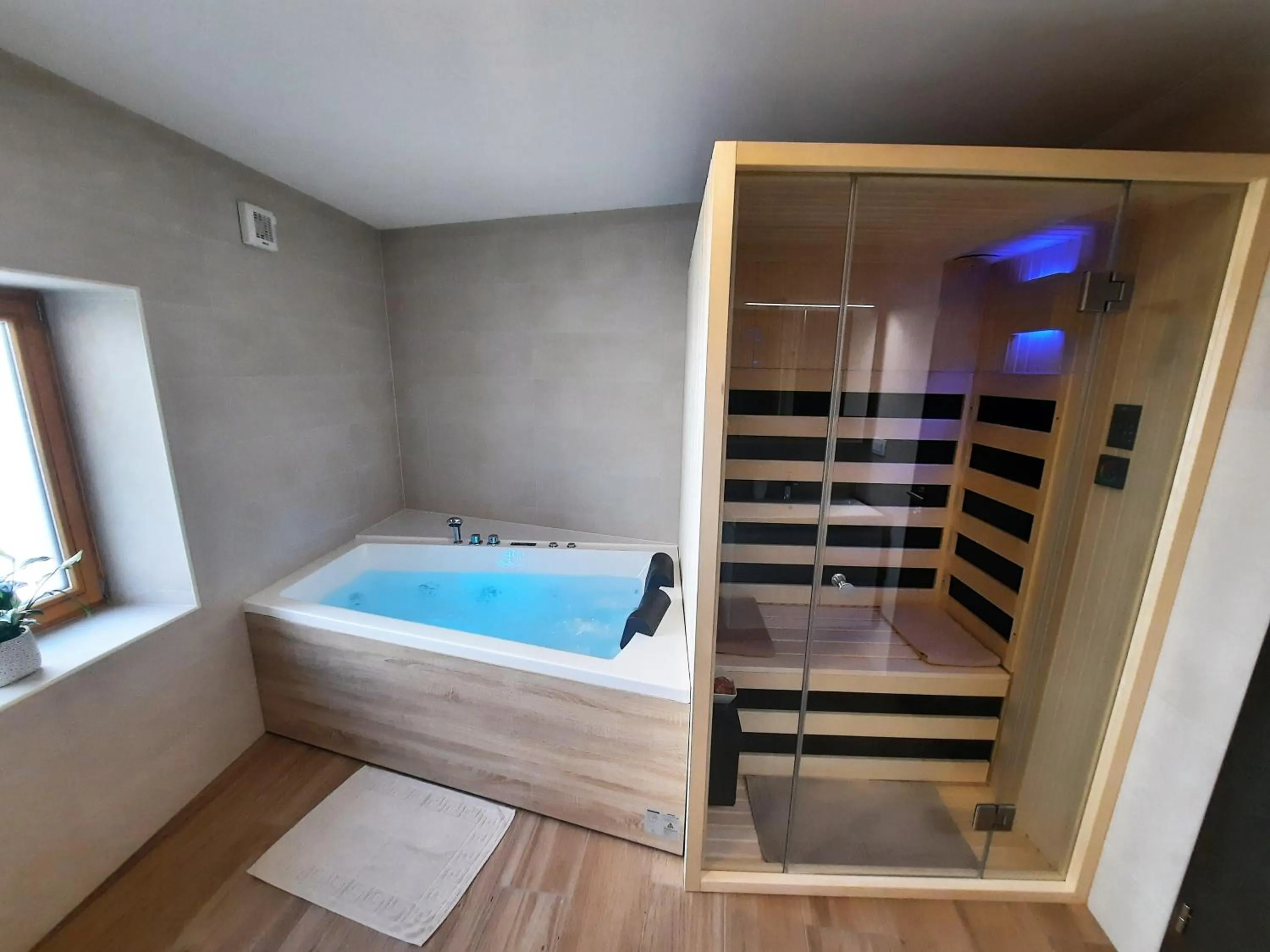 Spa and wellness centre/facilities in Apartments Hlapi with SPA
