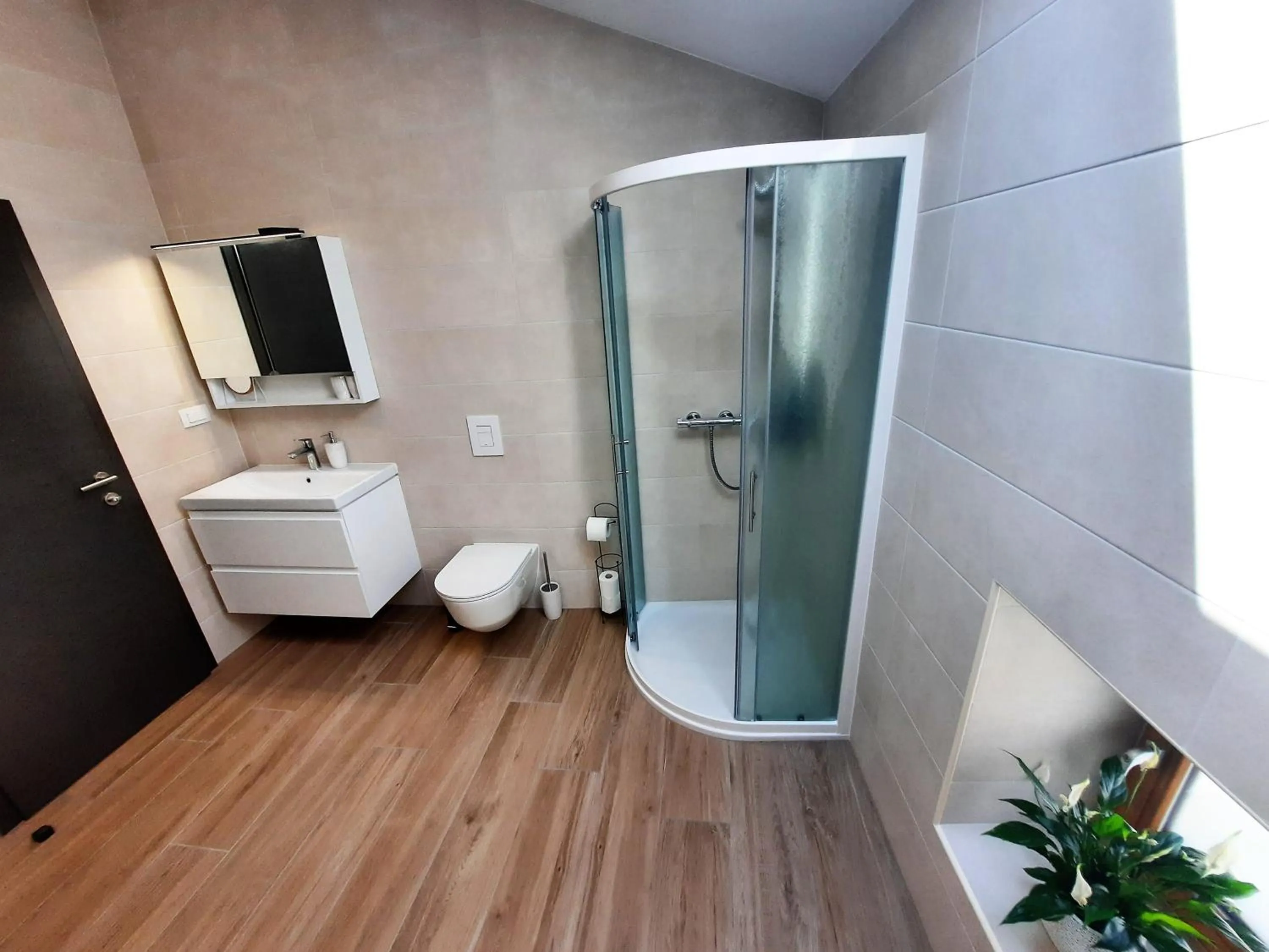 Bathroom in Apartments Hlapi with SPA