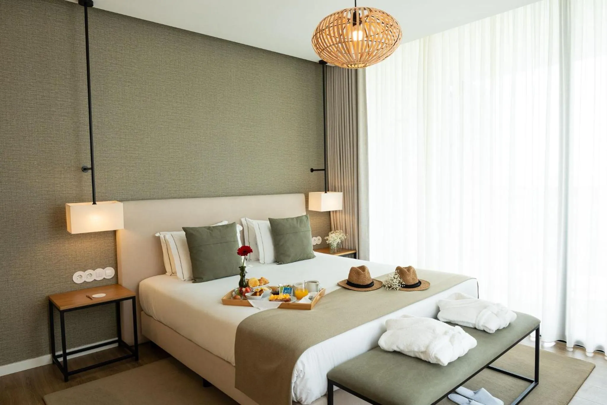 Bed in Lusitano Garden Villas