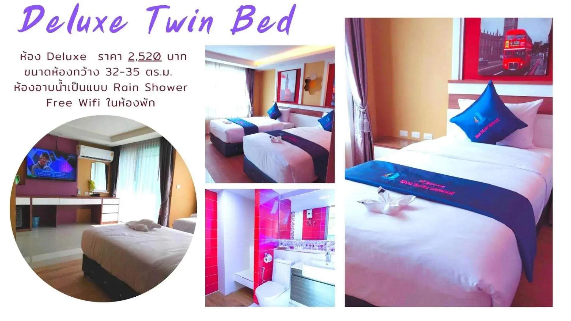 Bed in BlueTel Re'sidencE Bangkok IMPACT - 1 Time Drop-Off Service to Impact Bed in BlueTel Re'sidencE Bangkok IMPACT - 1 Time Drop-Off Service to Impact