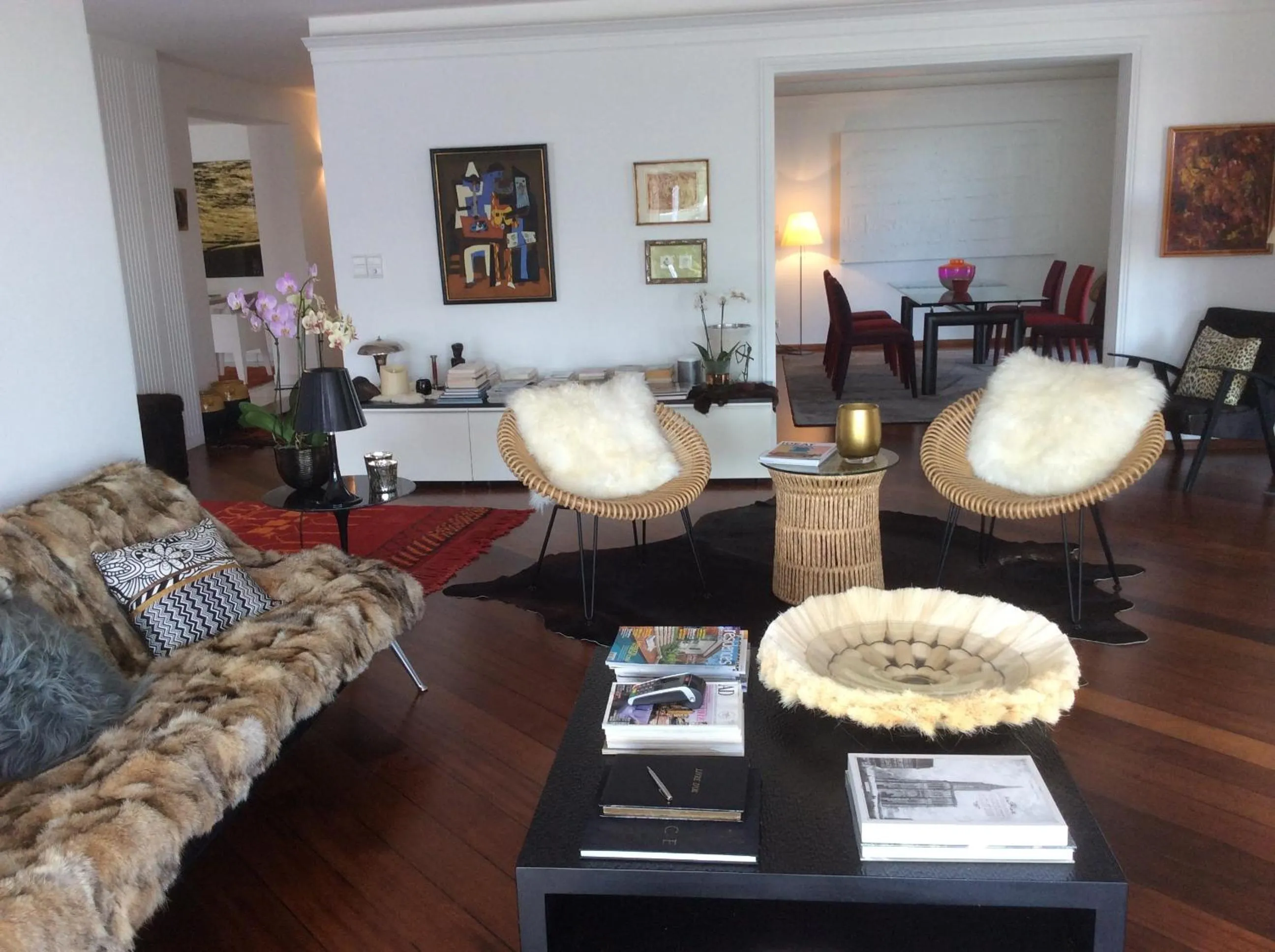 Living room in La Villa Haute Corniche