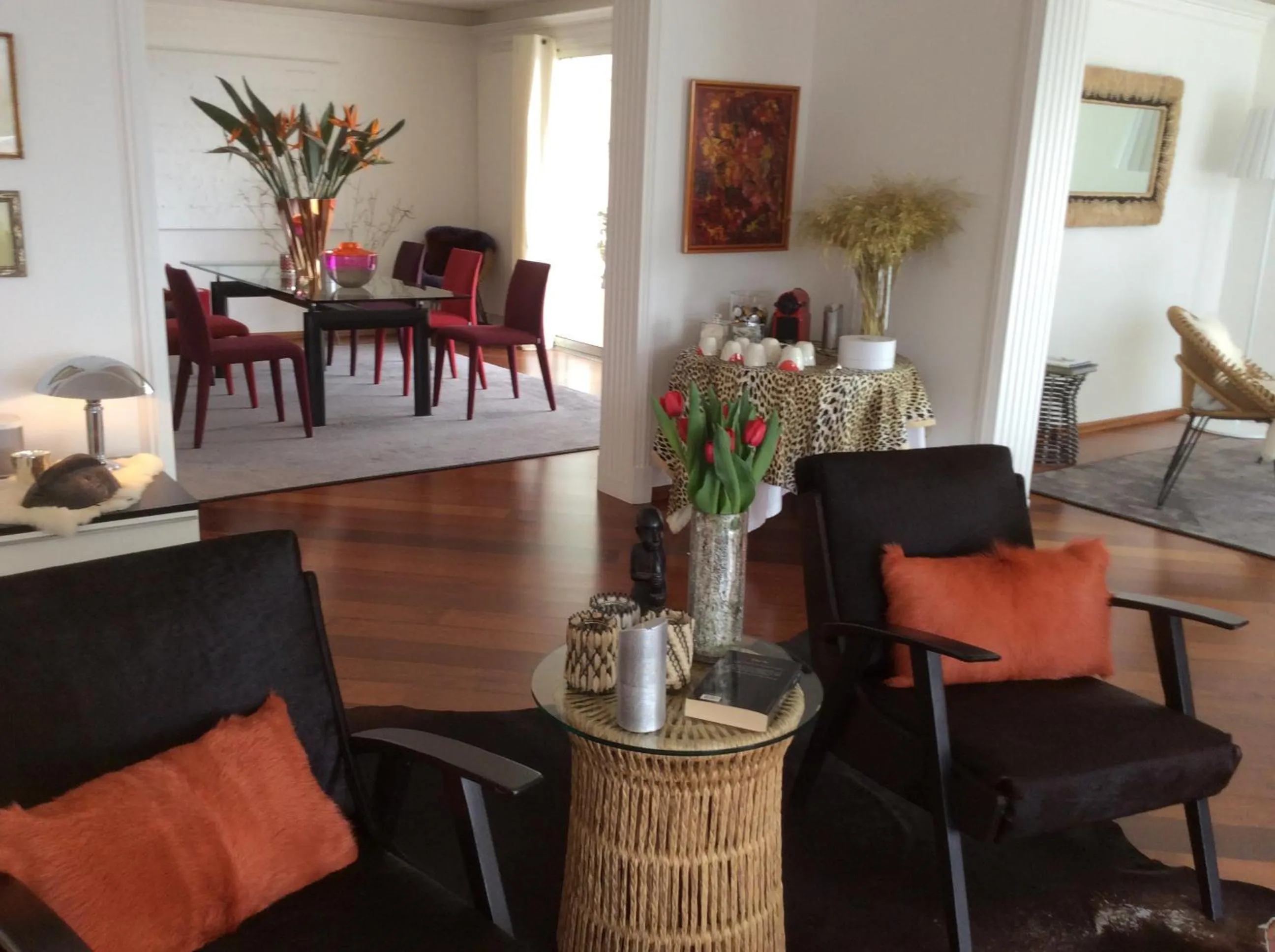 Communal lounge/ TV room in La Villa Haute Corniche