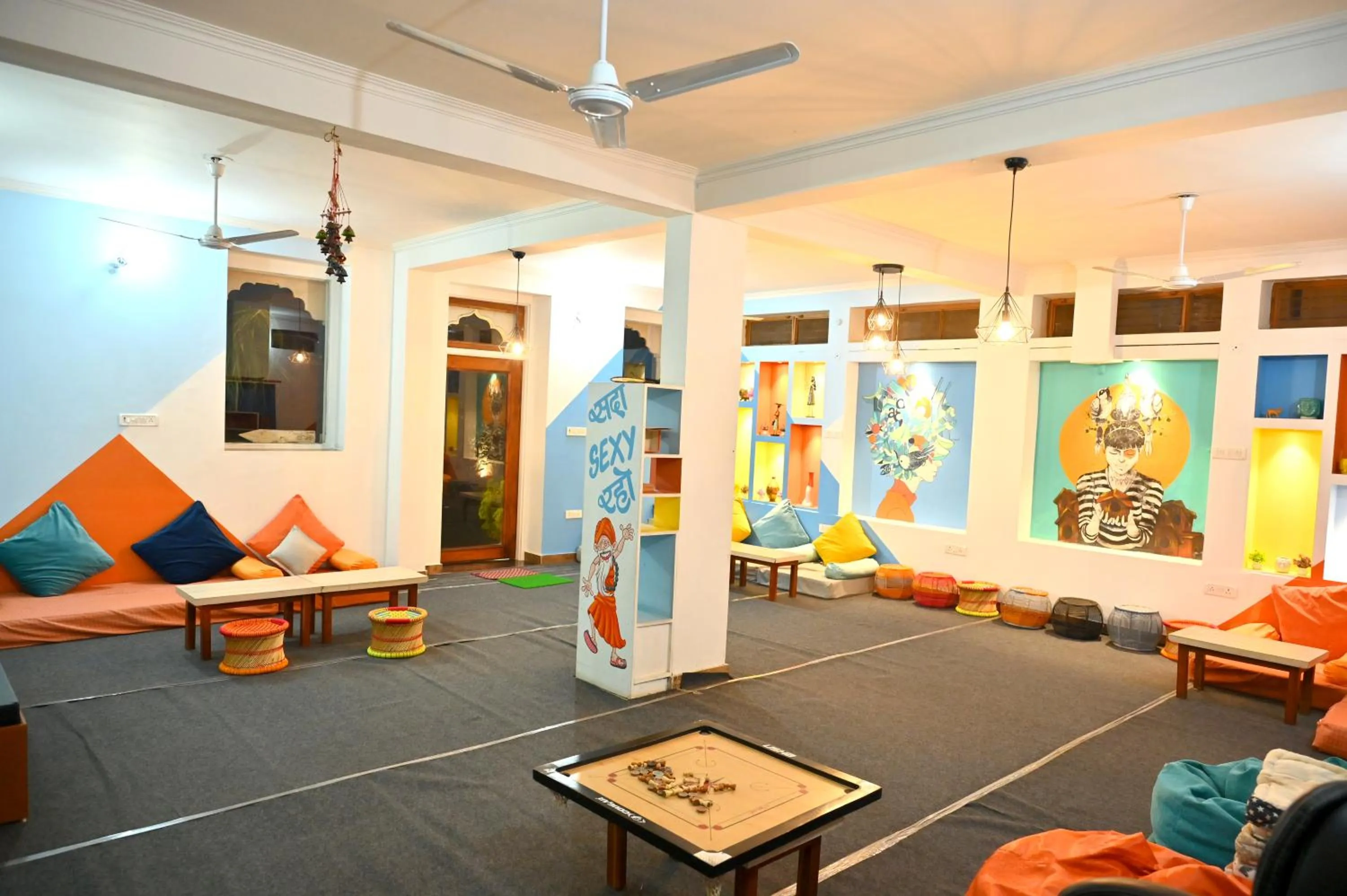 Evening entertainment, Bed in The Bagh Village Resort & Spa