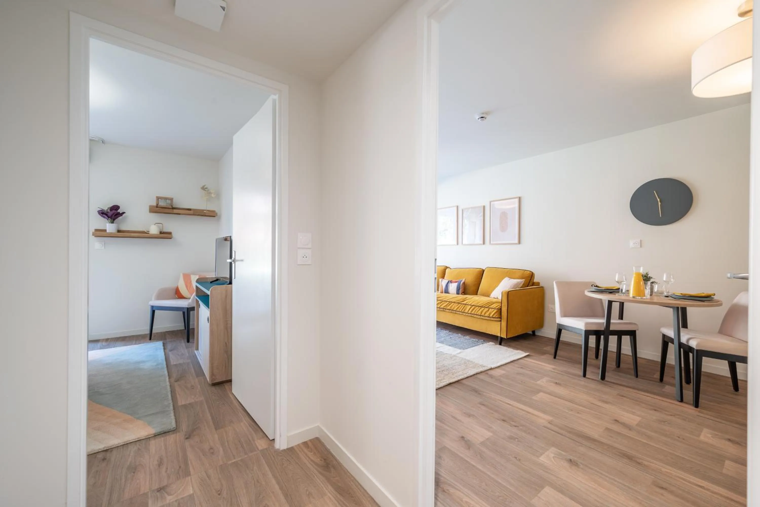 Living room in Zenao Appart'hôtels Villeneuve d'Ascq