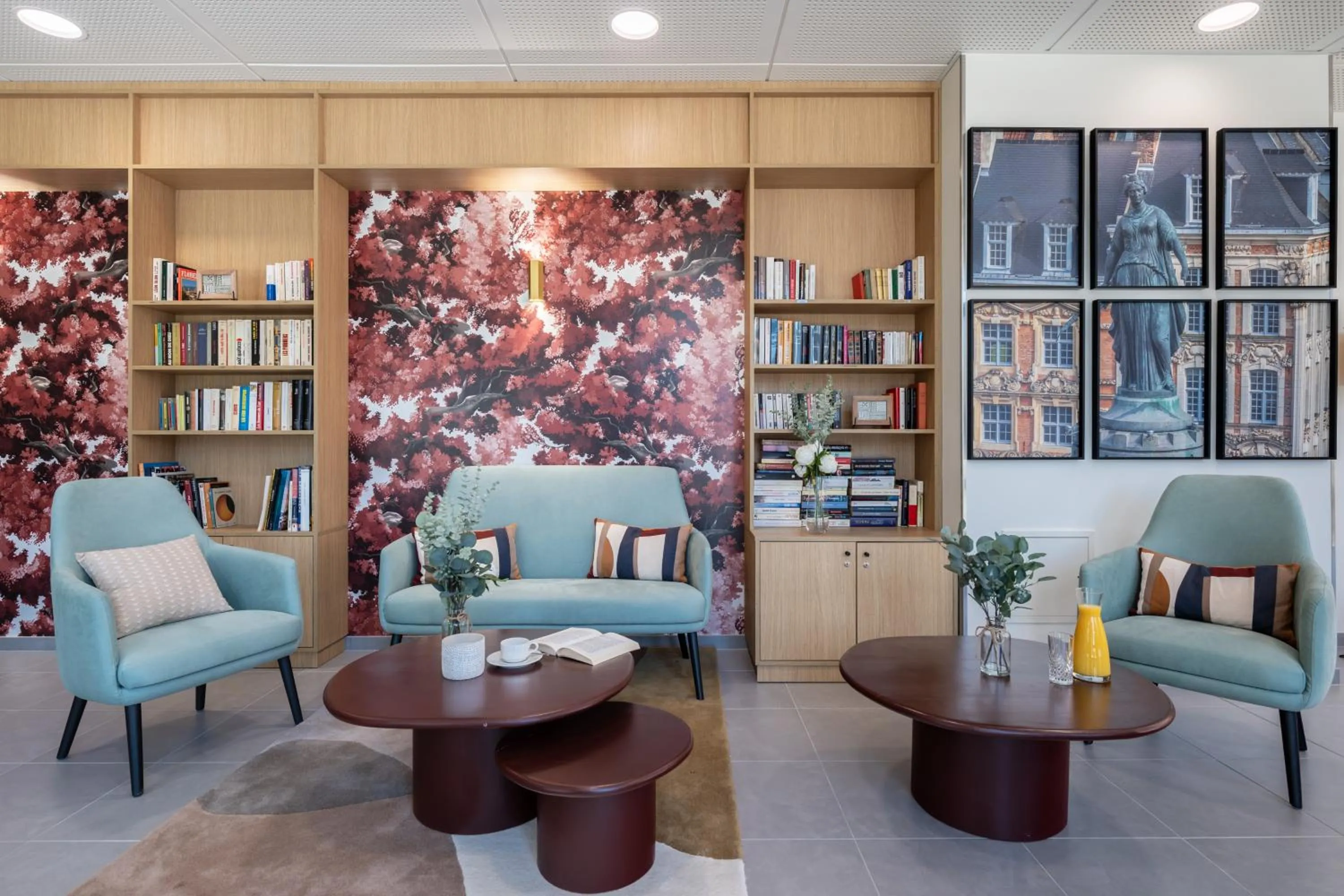 Library in Zenao Appart'hôtels Villeneuve d'Ascq