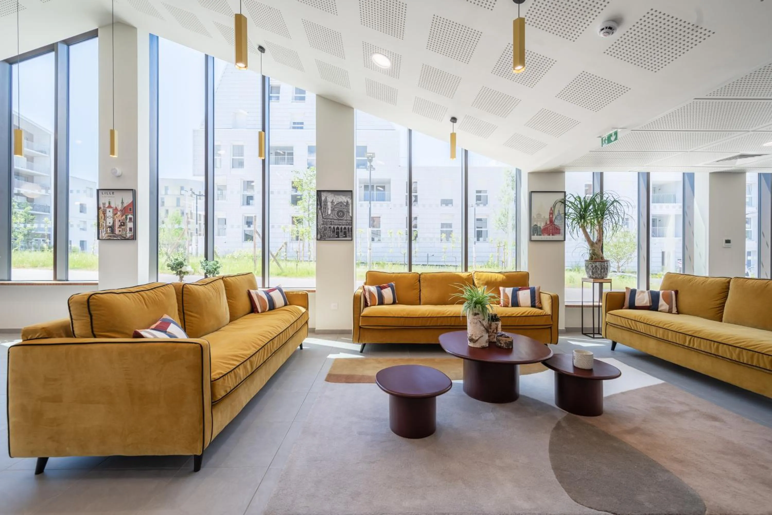 Lobby or reception in Zenao Appart'hôtels Villeneuve d'Ascq