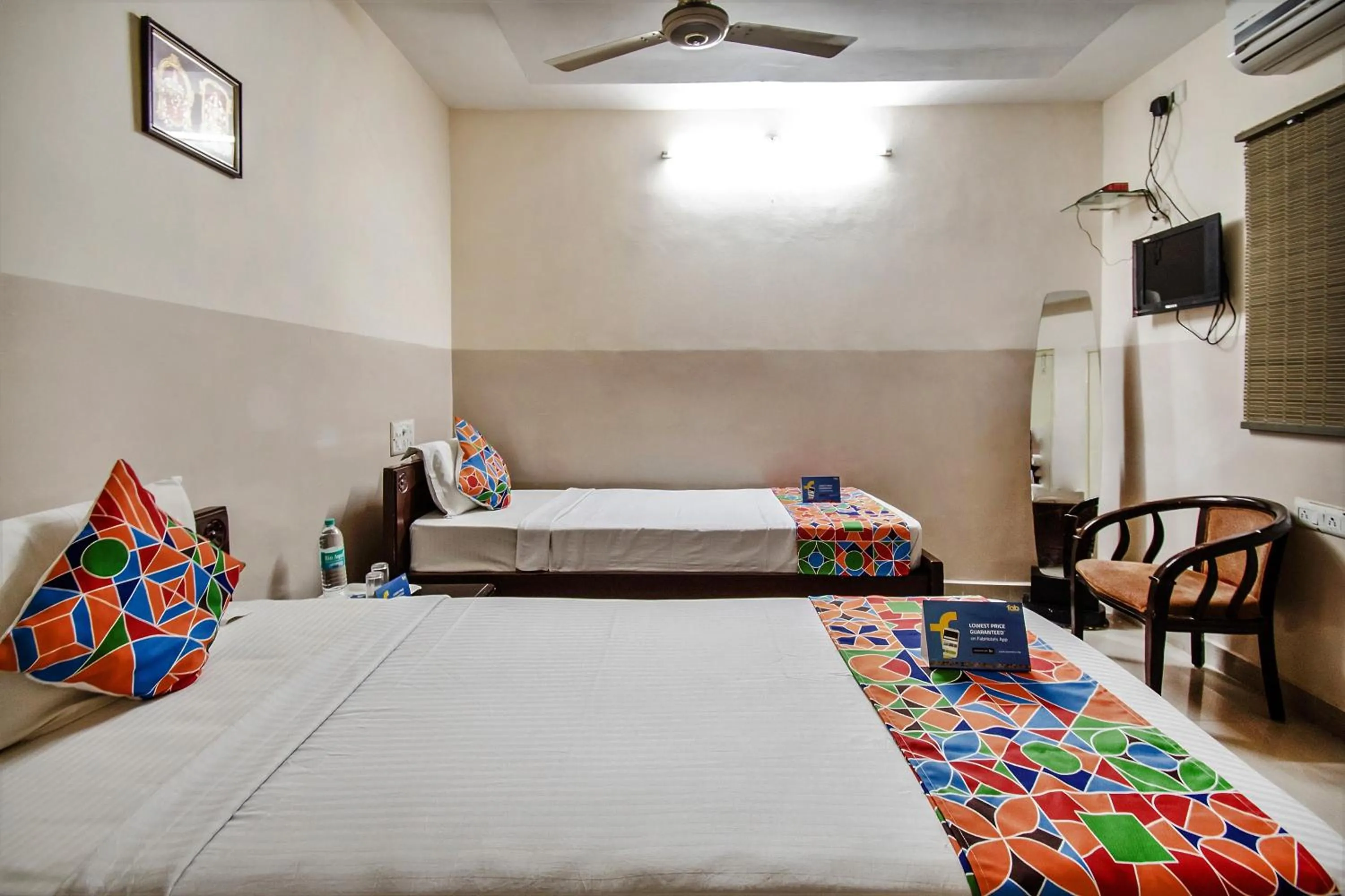 Bed in FabHotel Aditya Yatri Nivas - Nr Tirupati Railway Station