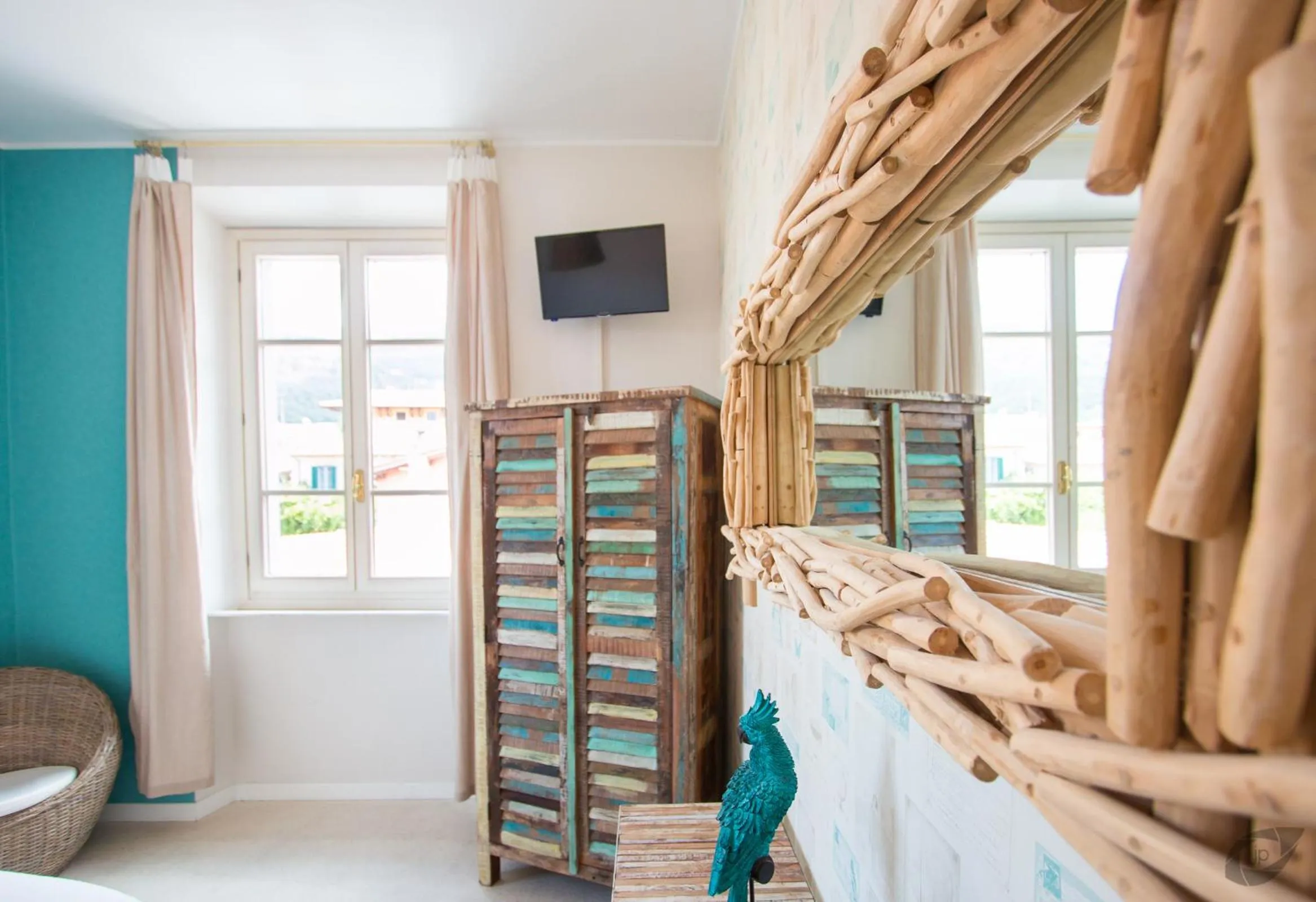 Decorative detail, Bed in B&B La Sosta degli Artisti