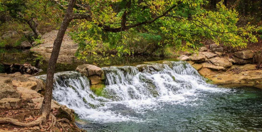 Nearby landmark in Cedarvale Cabins Turner Falls
