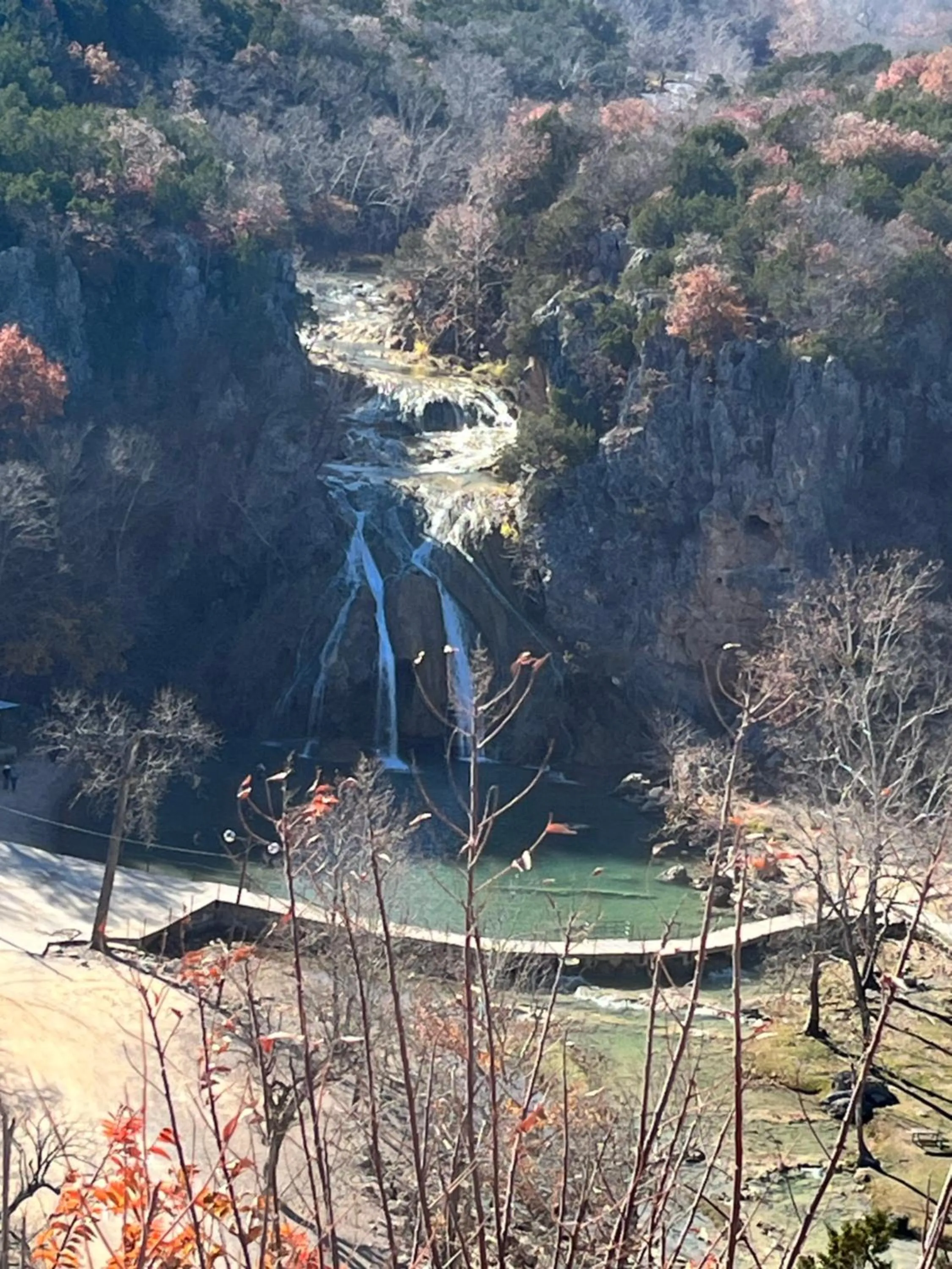 Nearby landmark in Cedarvale Cabins Turner Falls