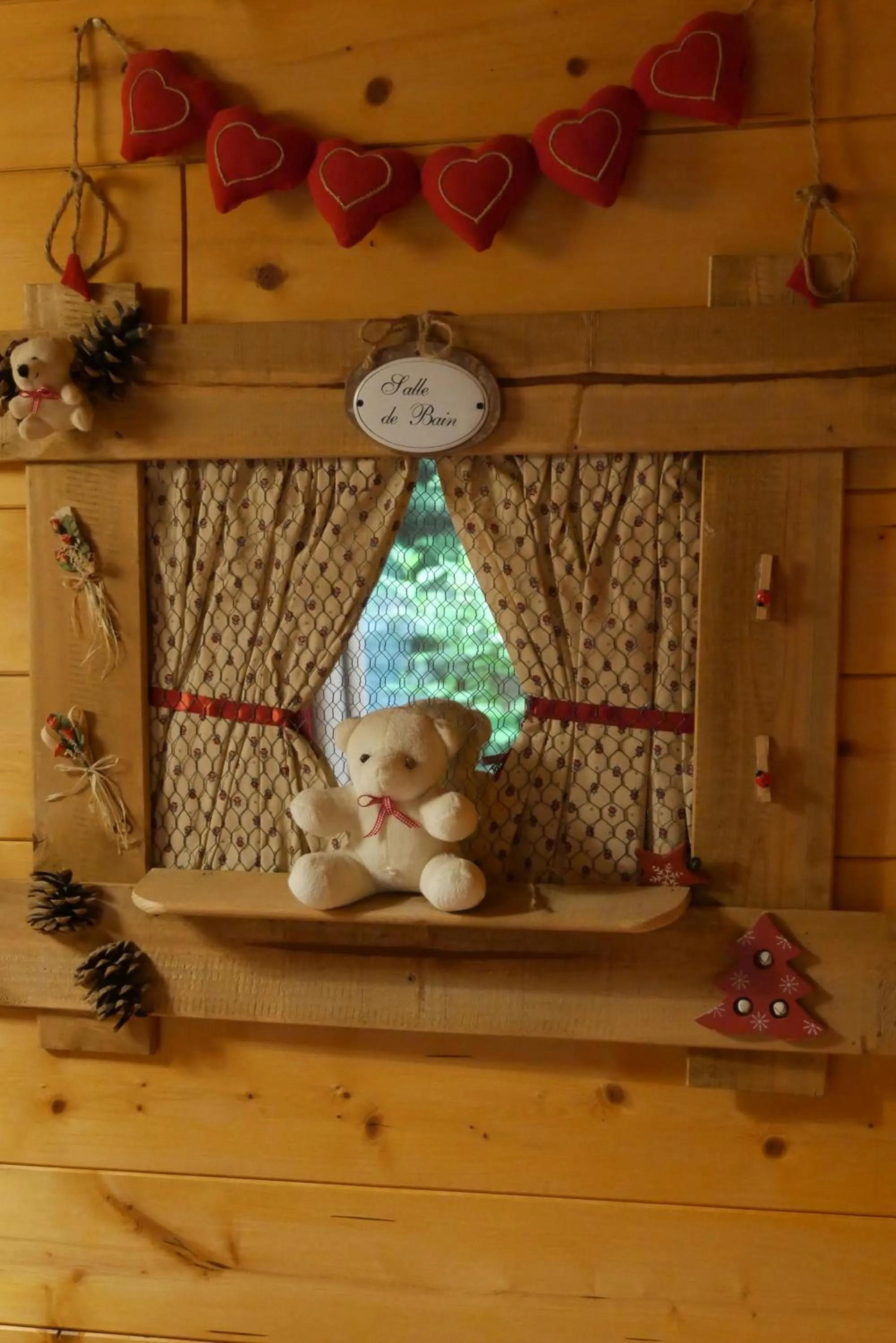 Decorative detail in Chalet la Colombière