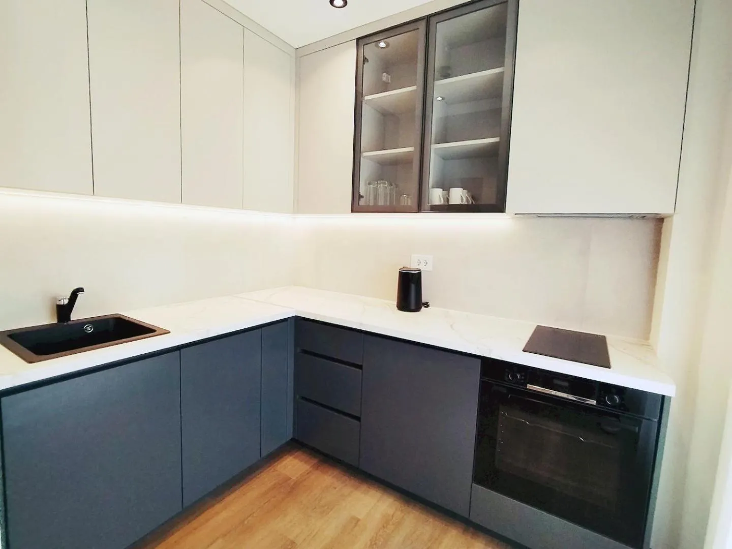 Kitchen or kitchenette in Apartmani Fruški Cvet - Fruške Terme